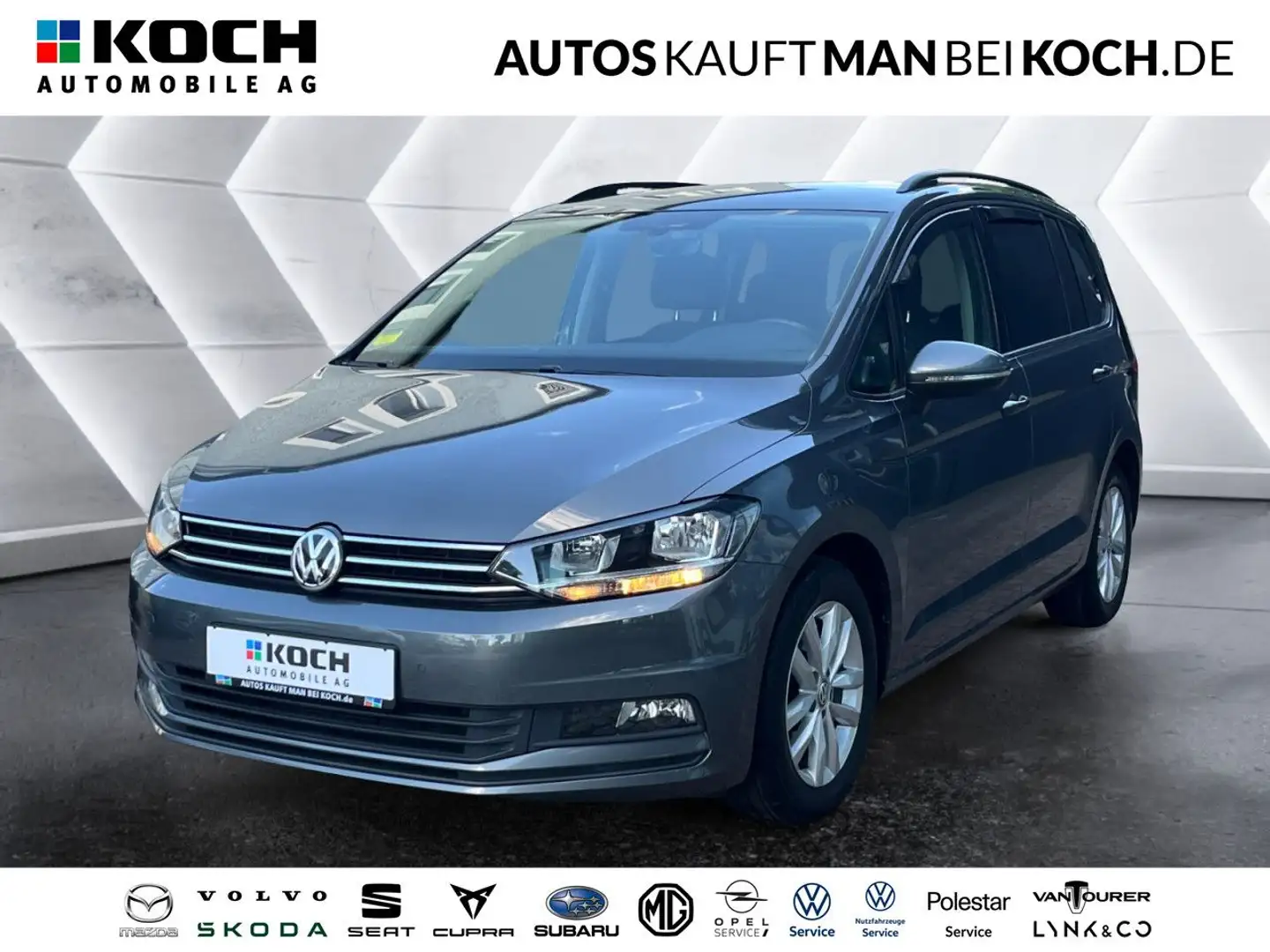 Volkswagen Touran 1.4 TSI DSG Navi 7-Sitzer Kamera ACC Klima Grau - 1