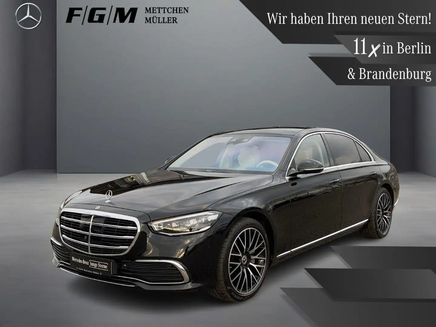 Mercedes-Benz S 350 d lang MBeam|S-Dach|Sitzklima|Standhz|360 Schwarz - 1
