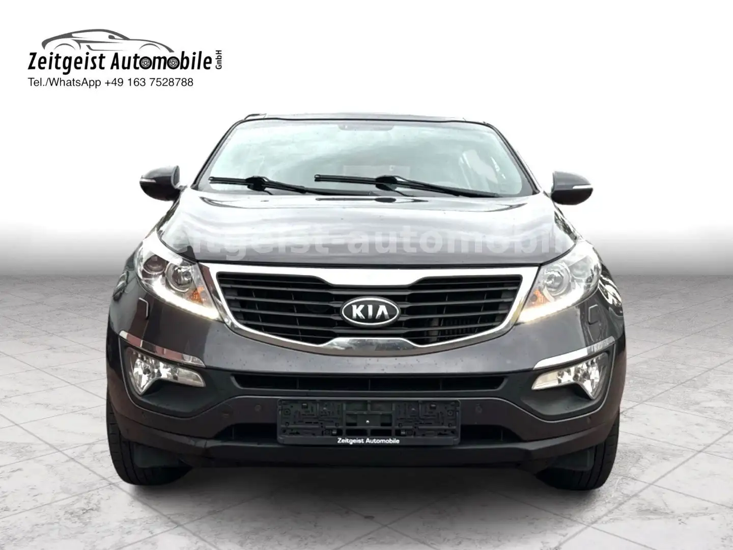 Kia Sportage 4WD*PAN-D*LEDER*XEN*TÜV&SERVICE NEU* Grijs - 2