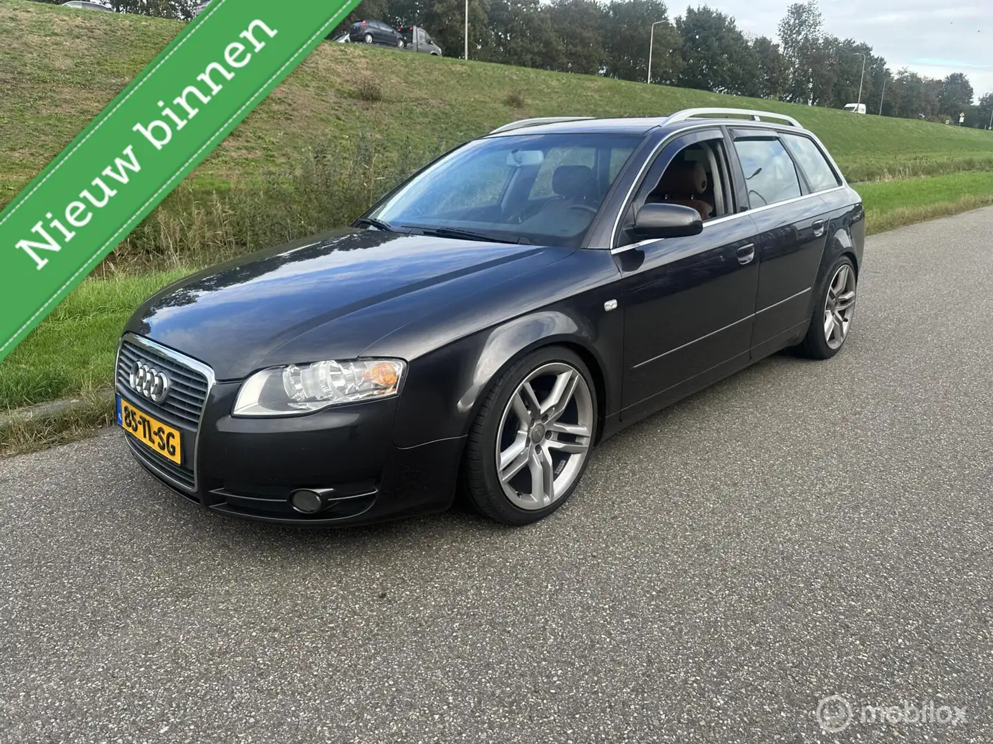 Audi A4 Avant 2.0 Pro Line leer nette auto Gris - 1