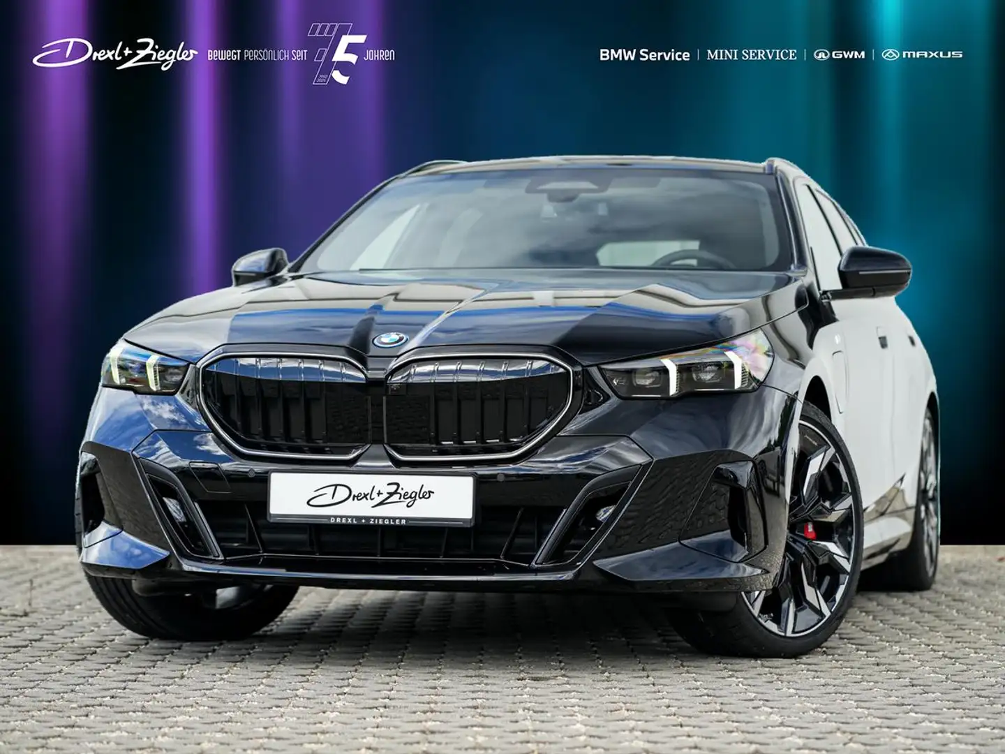 BMW 550 e xDrive Tour M-SportPRO 22" PANO B&W ACC 360° Schwarz - 1