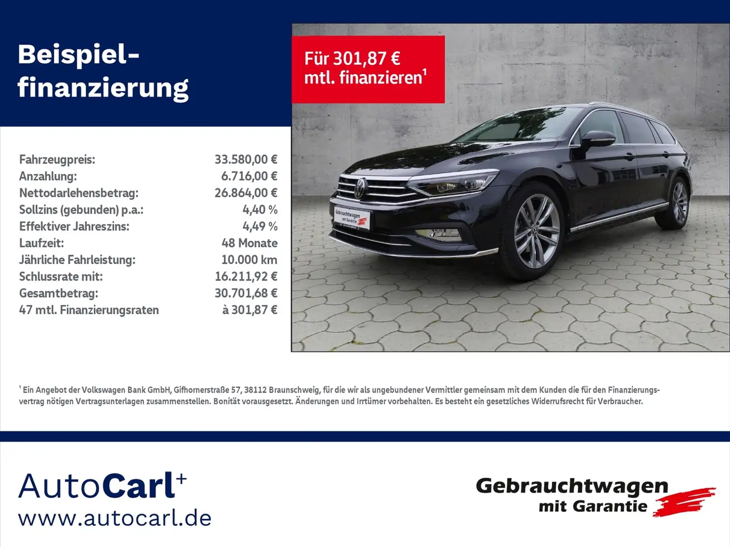 Volkswagen Passat Variant Elegance 2.0 TDI DSG BusinessPrem. KLIMA LED NAVI Schwarz - 1