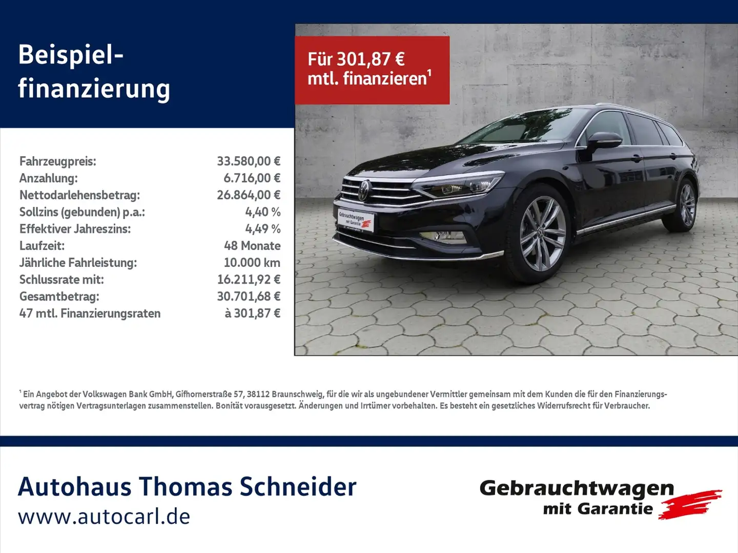 Volkswagen Passat Variant Elegance 2.0 TDI DSG BusinessPrem. KLIMA LED NAVI Noir - 1