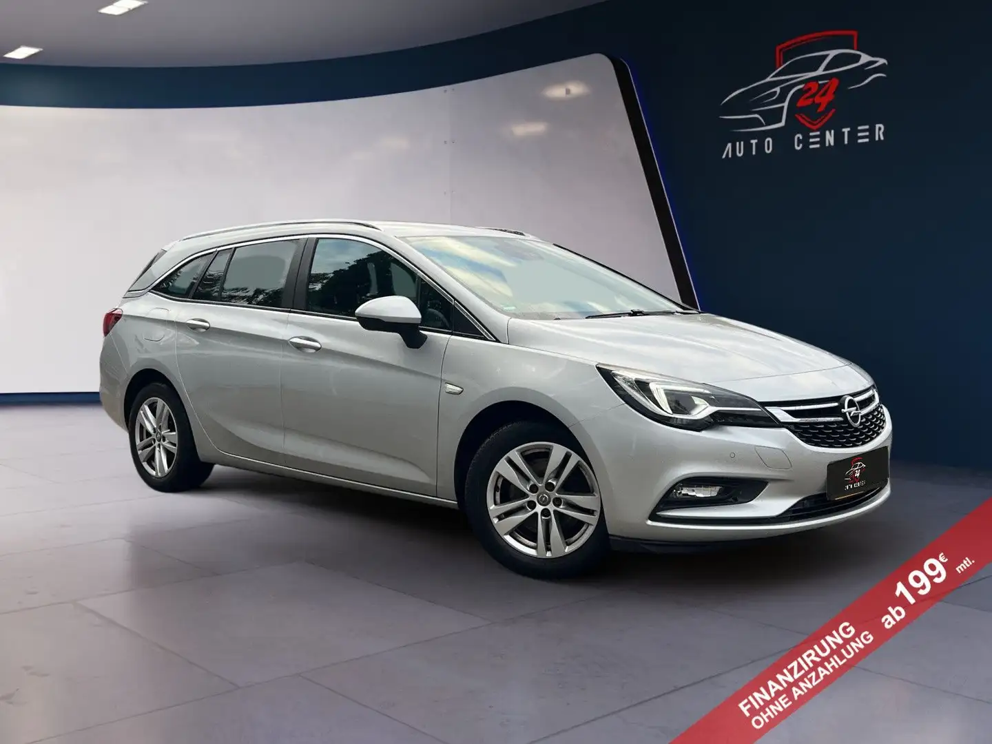 Opel Astra K/LED/BT/Navi/Kamera/ACC Silber - 1