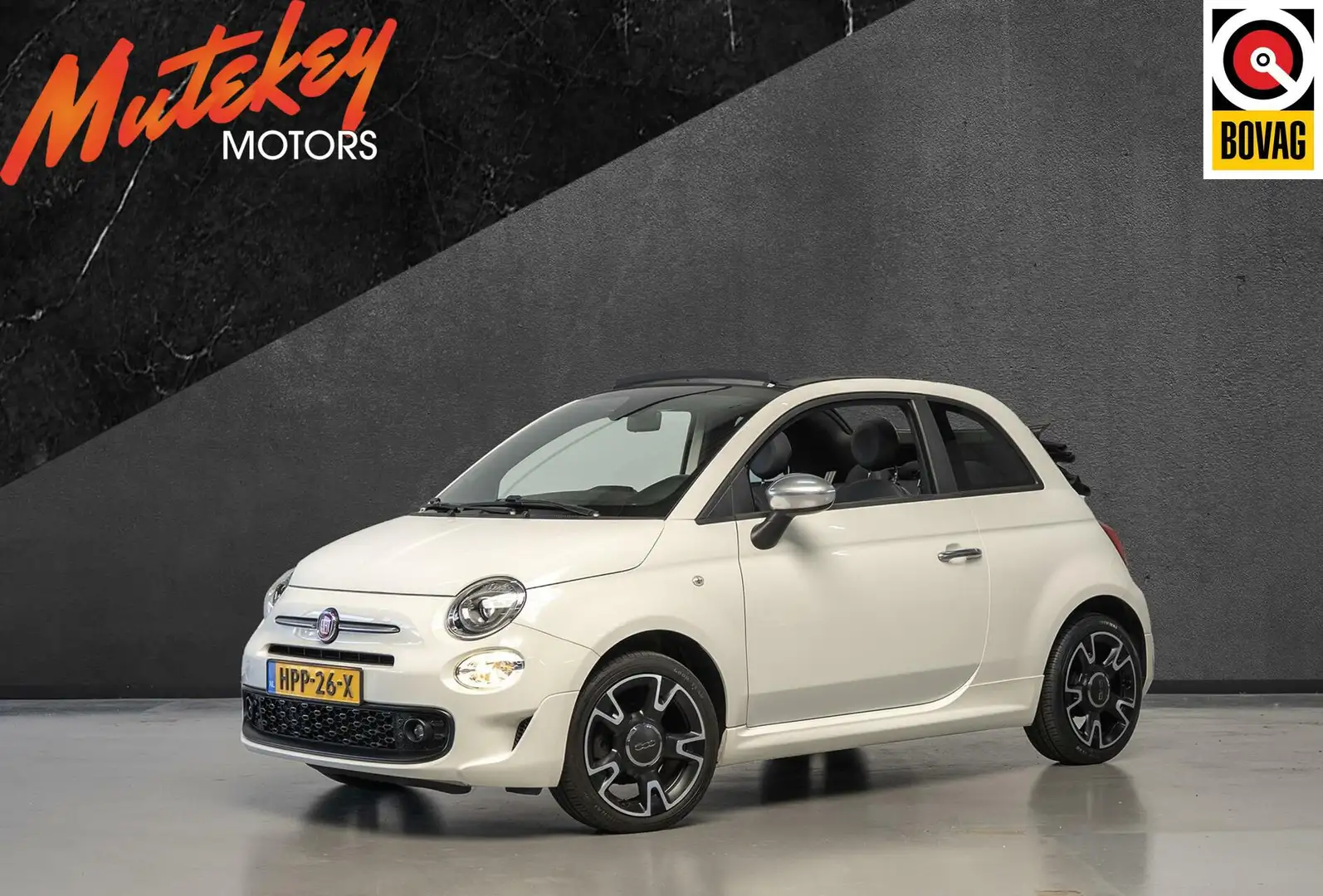 Fiat 500C 1.2 Rockstar | CarPlay | LEDER | Cruise | 16'' Wit - 1