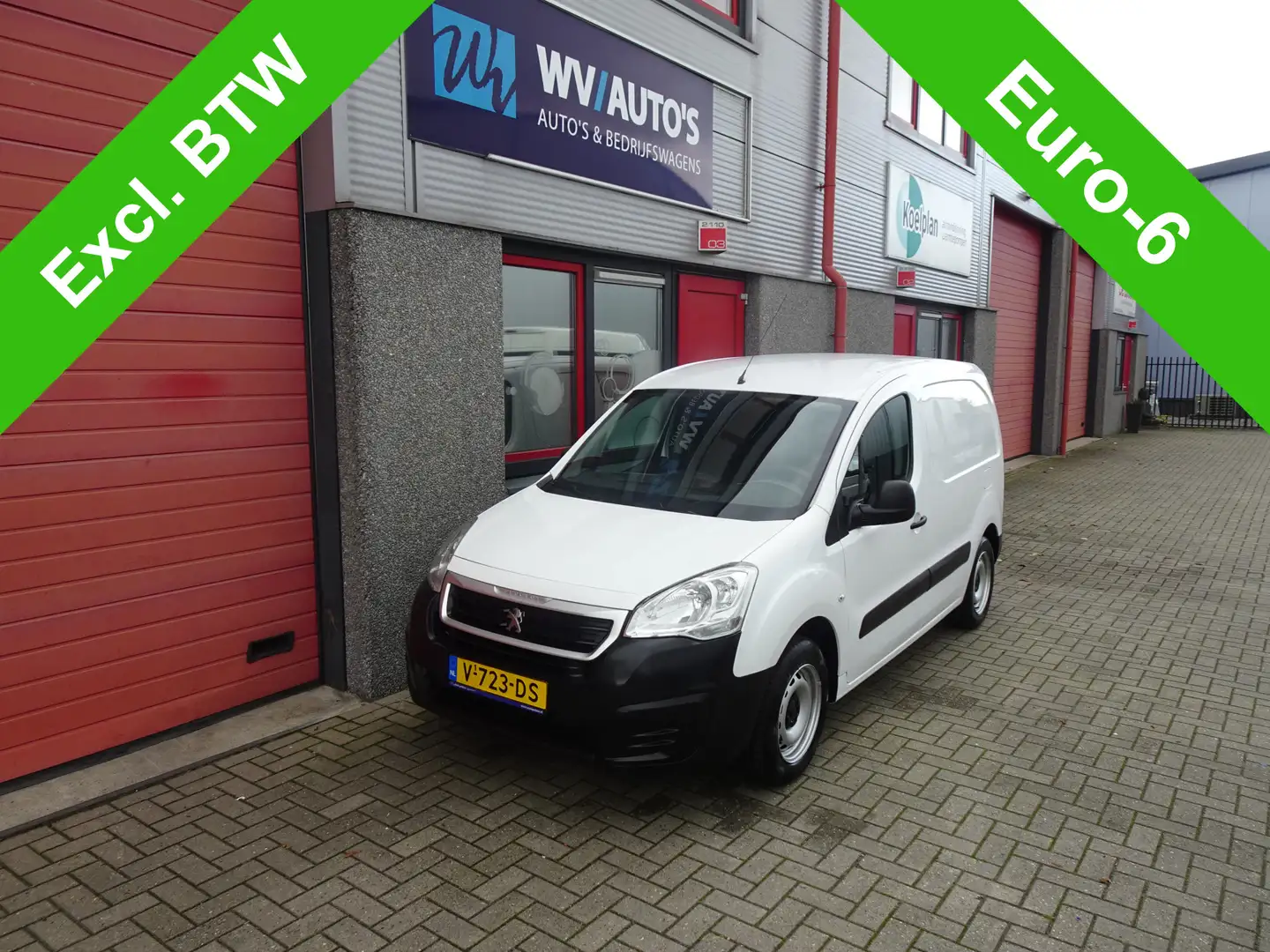 Peugeot Partner 120 1.6 BlueHDi 75 L1 XR 3 zits 155859 km !!!!!! Wit - 1