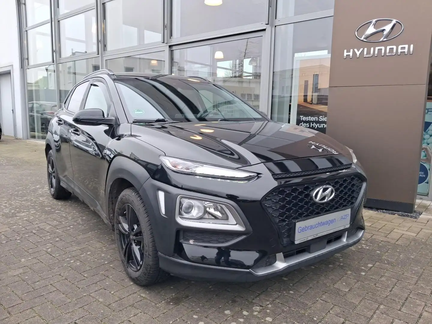 Hyundai KONA Hybrid 6-DCT ADVANTAGE.Navi.Klimaaut.LM+WR Schwarz - 1