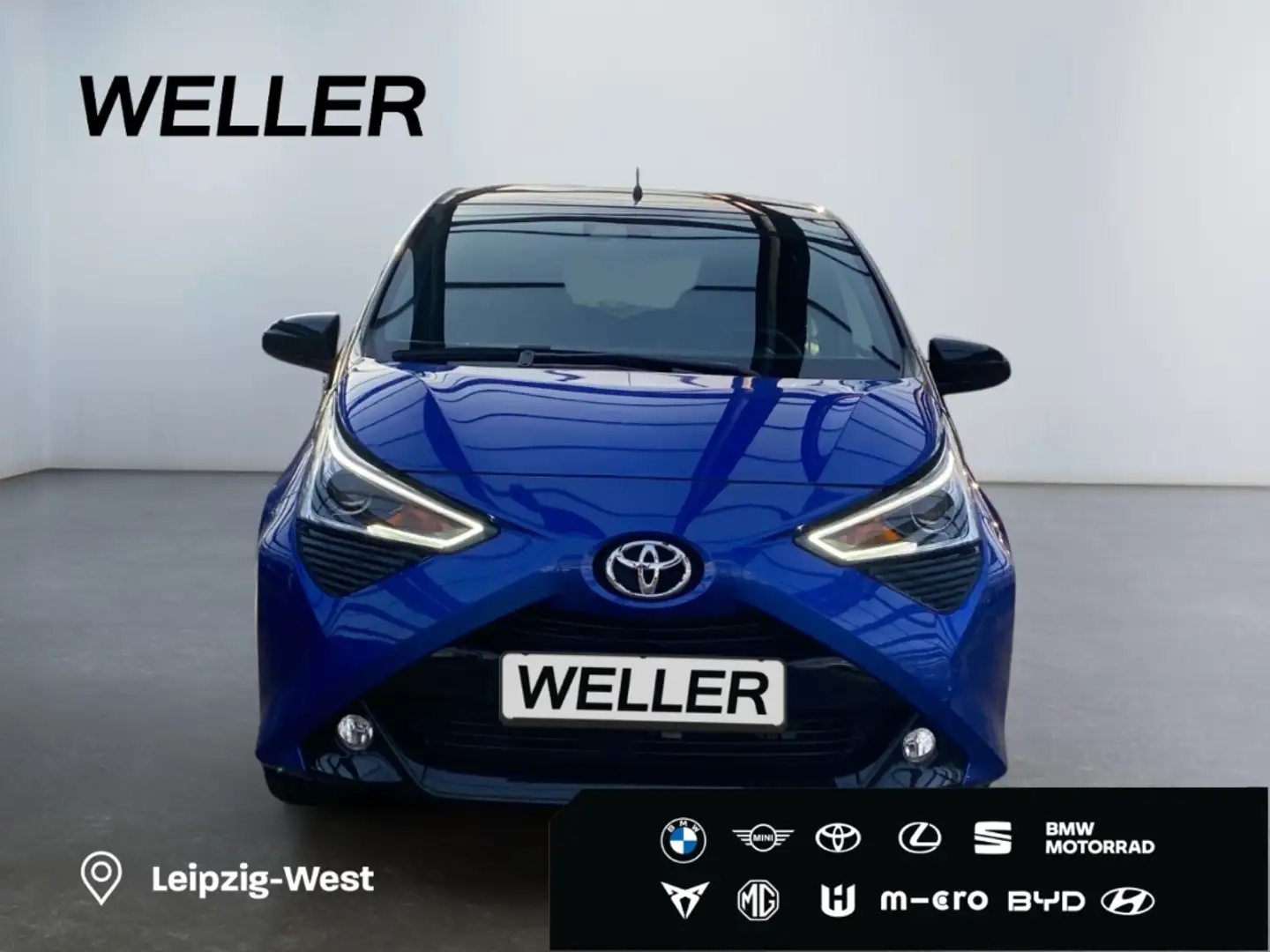 Toyota Aygo x-final *Teilleder*CAM*DAB*CarPlay*SmartKey* Blau - 2