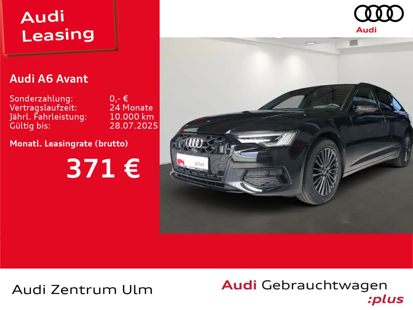 Audi A6 advanced 40 TDI qu. AHK-VORB. HuD MARIX Schwarz - 1