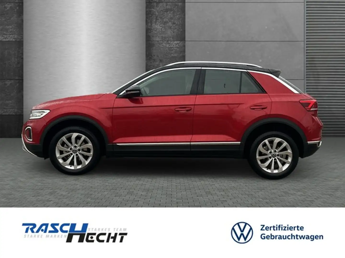 Volkswagen T-Roc Style 1.5 TSI DSG*LED*NAVI*SHZ*STANDHZG* Rot - 2