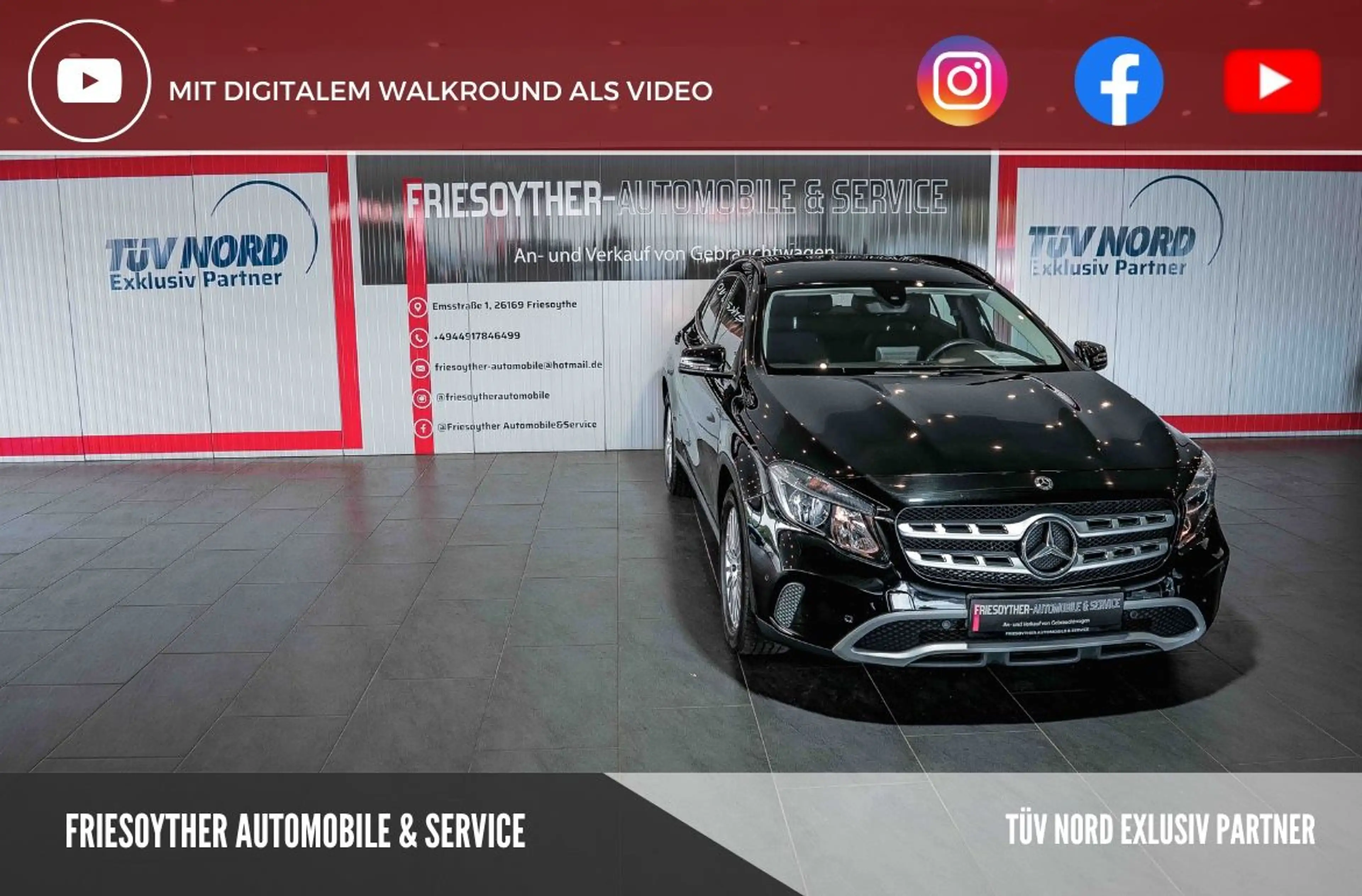 Mercedes-Benz GLA 180 Style Automatik Navi Tempomat Sitzhzg.