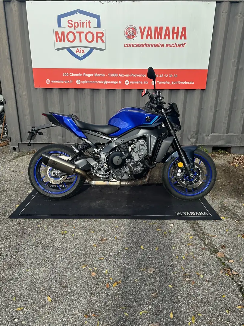 Yamaha MT-09 Bleu - 2