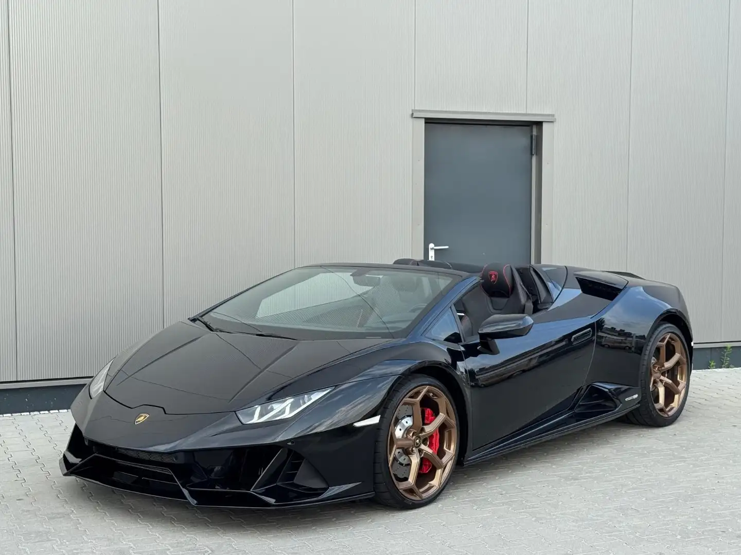 Lamborghini Huracán EVO Spyder Nero Helene Liftsystem Kamera Noir - 1