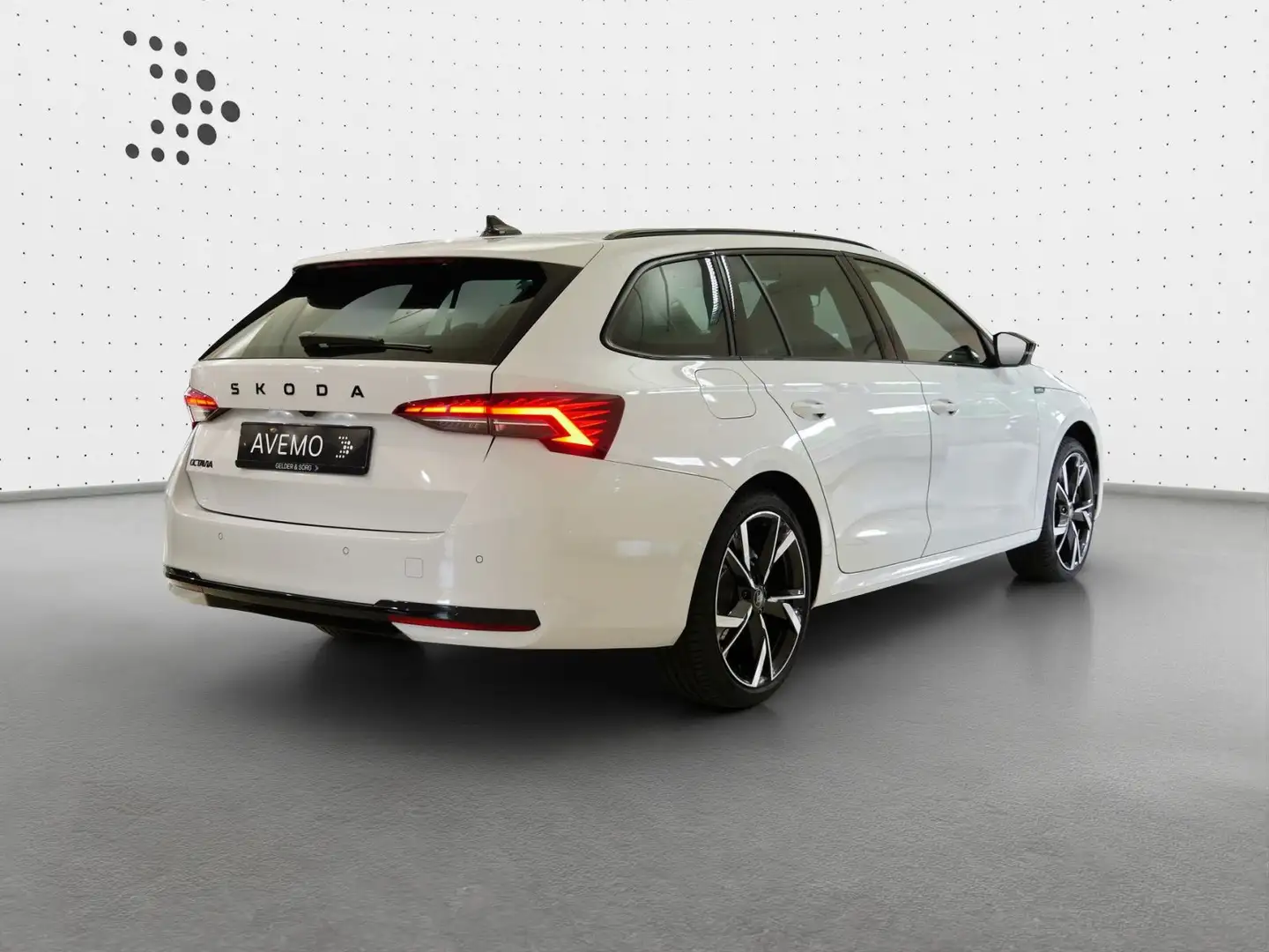Skoda Octavia Combi Sportline 2.0 TDI MATRIX|NAVI|ACC| Blanc - 2