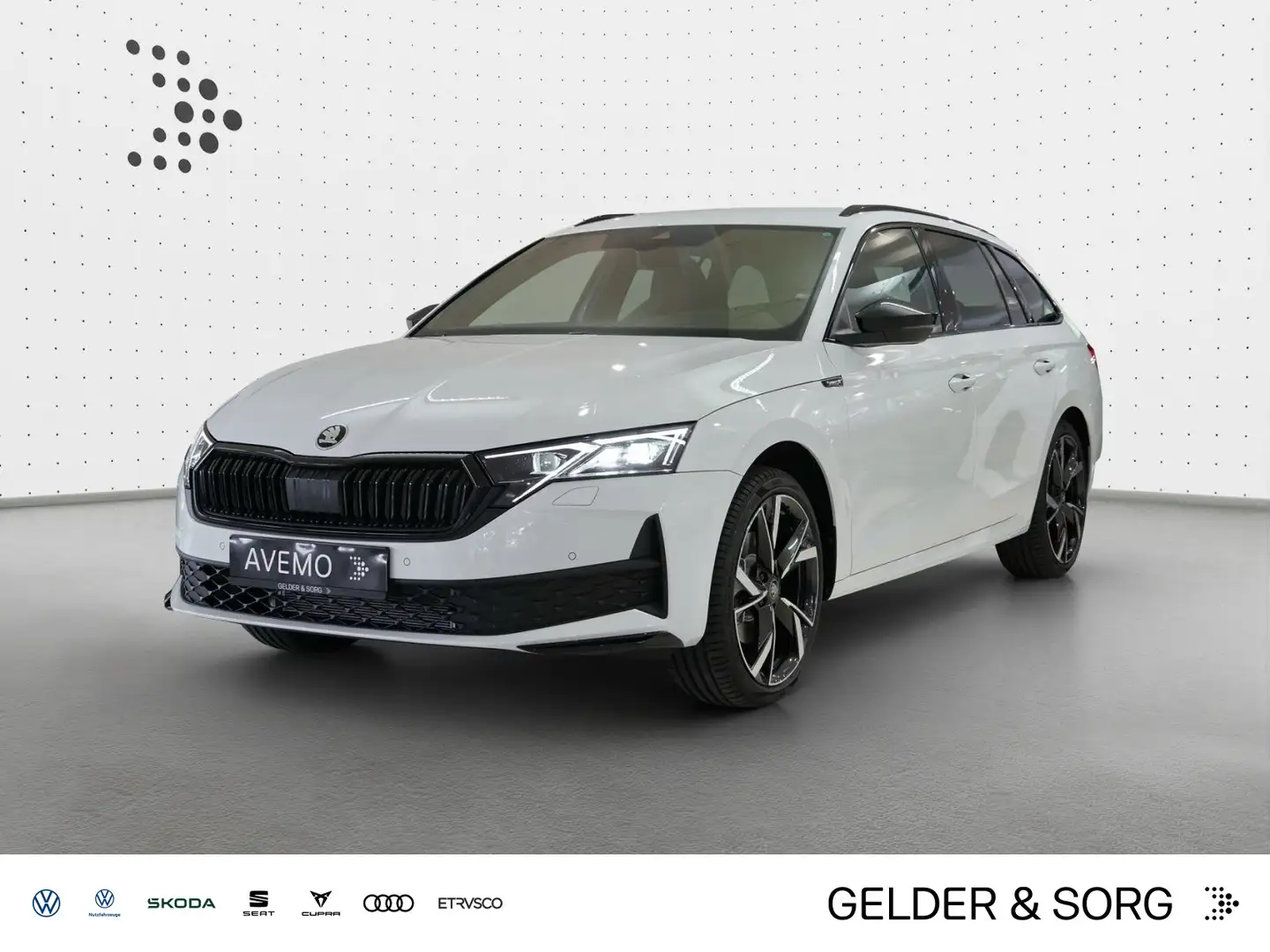 Skoda Octavia Combi Sportline 2.0 TDI MATRIX|NAVI|ACC| Weiß - 1