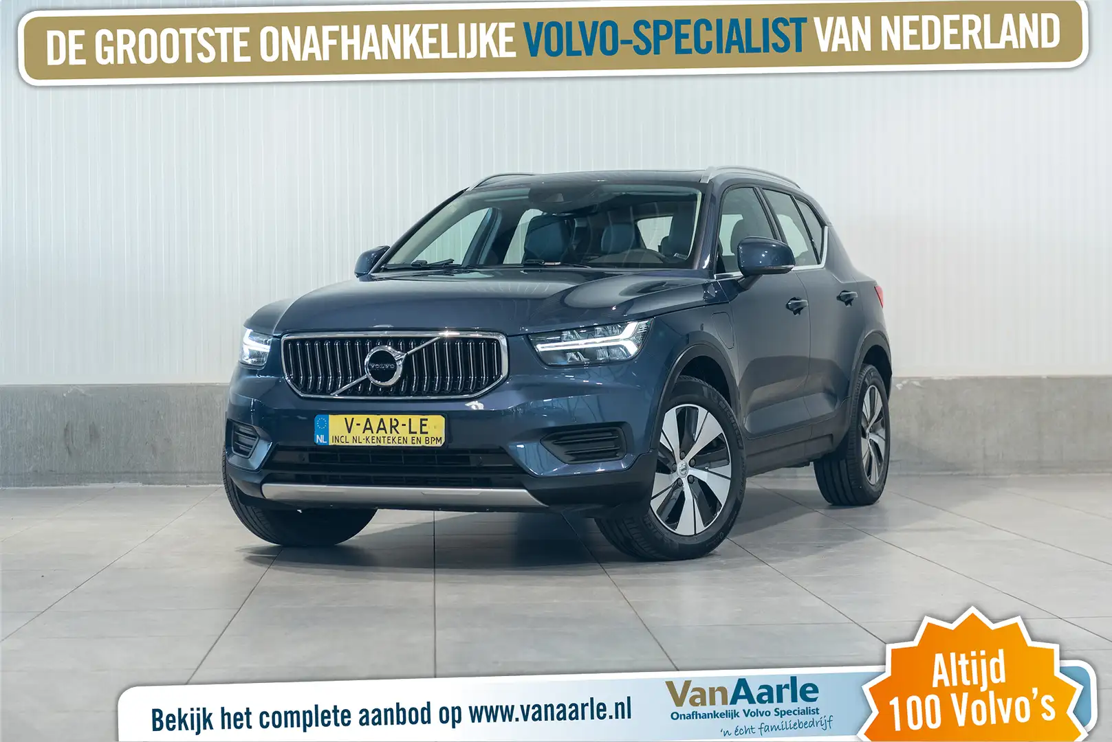 Volvo XC40 T5 Aut. Plug-in Hybrid Inscription Leder Parkeerca Blauw - 1