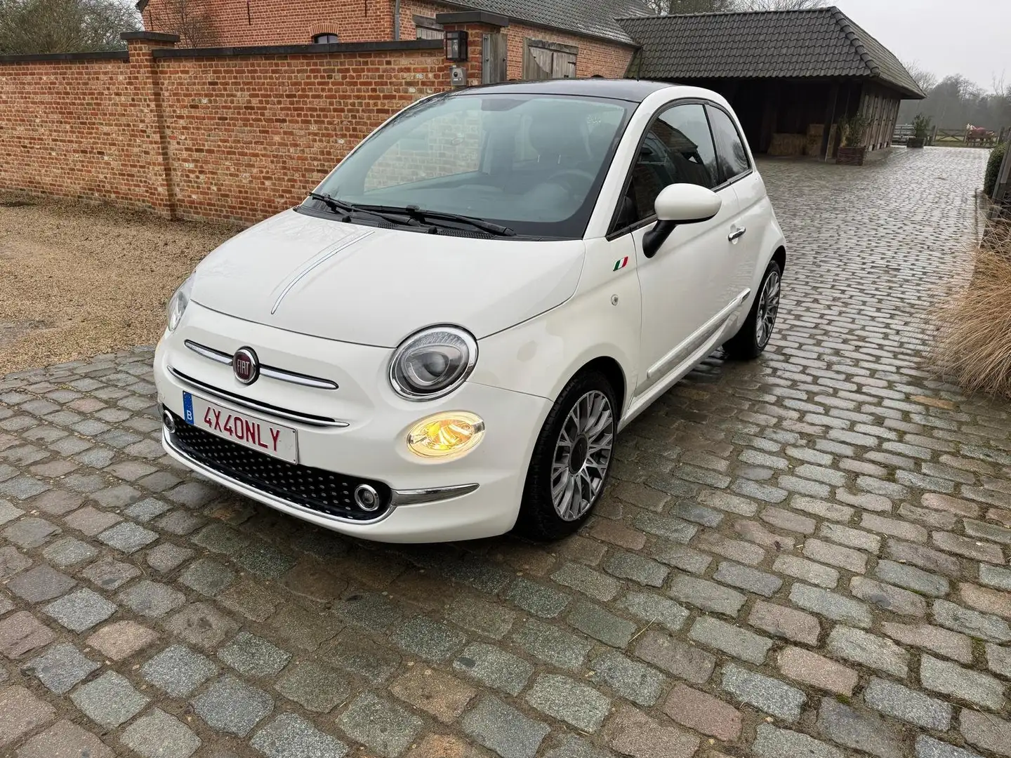 Fiat 500 1.0i MHEV Star HYBRIDE gekeurd v verkoop 12 m gar Blanc - 1