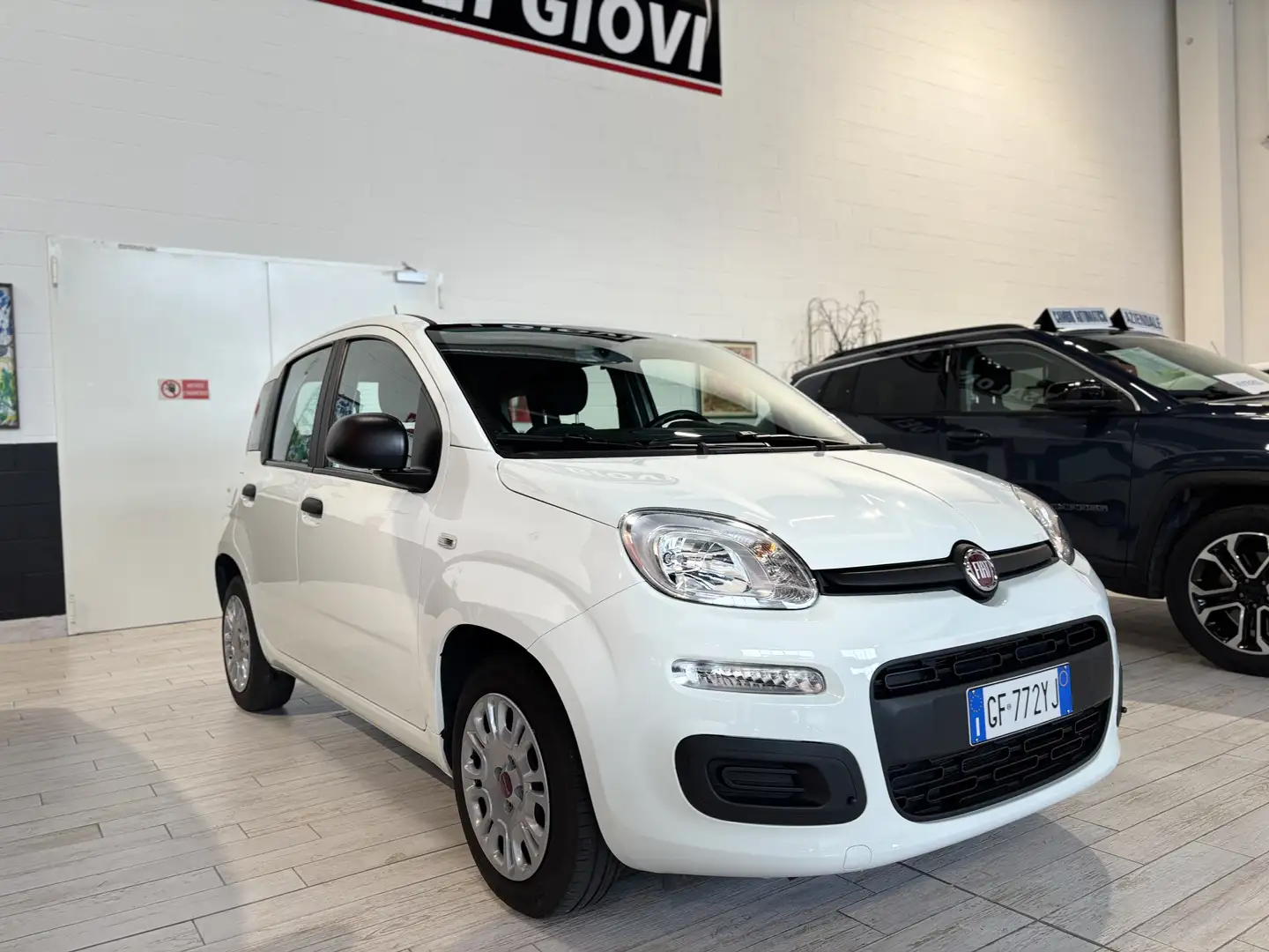 Fiat Panda 1.0  HYBRID 70CV KM. CERT. FULL AZIENDALE Bianco - 2