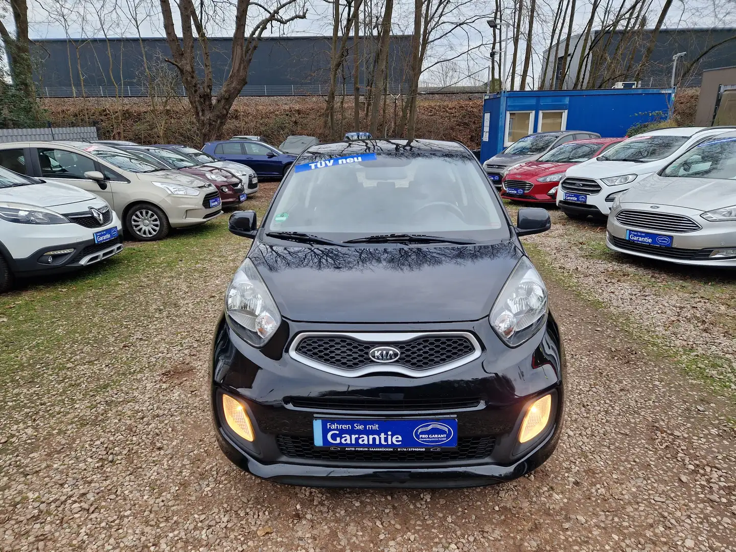 Kia Picanto 1.0 Klima 94Tkm Scheckh 2Hnd TÜV+Inspektion NEU Schwarz - 2