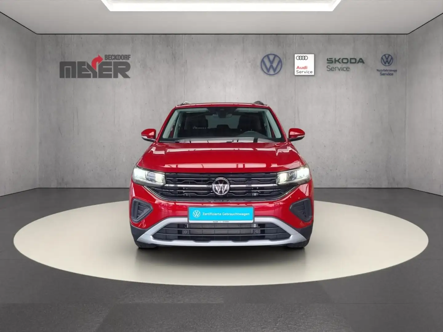 Volkswagen T-Cross Life 1.0 TSI DSG Klima Navi Rückfahrkamera Rot - 2