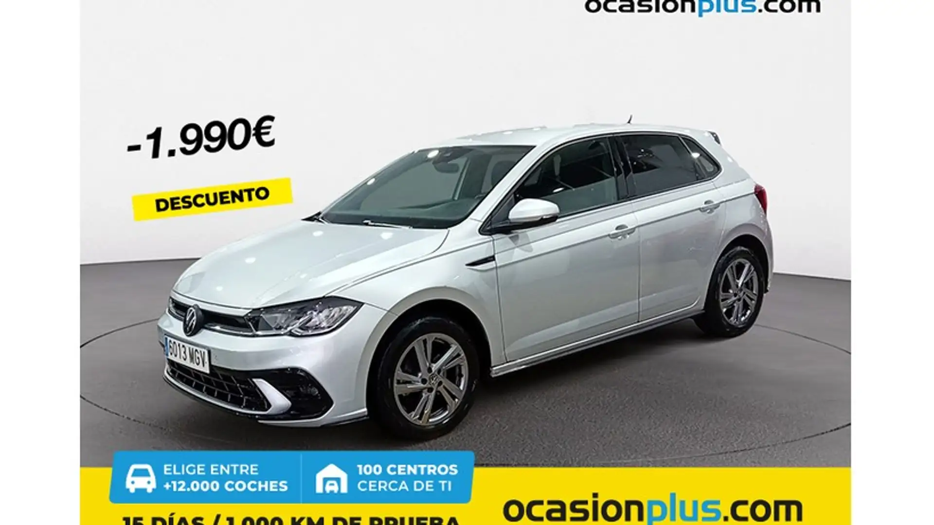 Volkswagen Polo 1.0 TSI R-Line DSG 81kW Plateado - 1