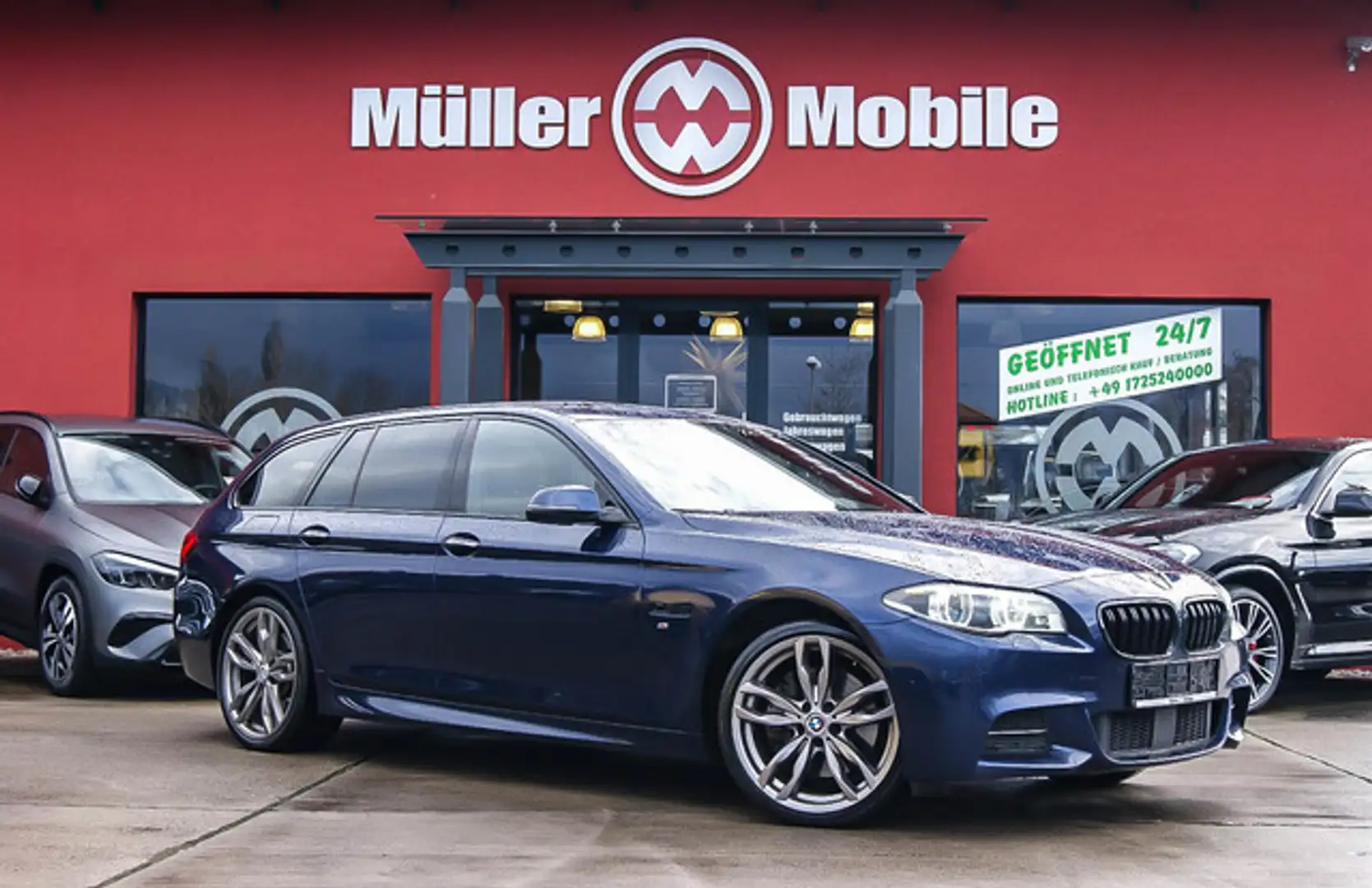BMW 530 530d xDrive M-SPORT LED NAVI PANO HEAD-UP KAMERA M Bleu - 1