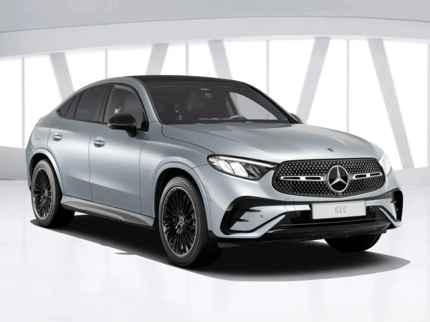 Mercedes-Benz GLC 300 d 4MATIC Coupe Silber - 1