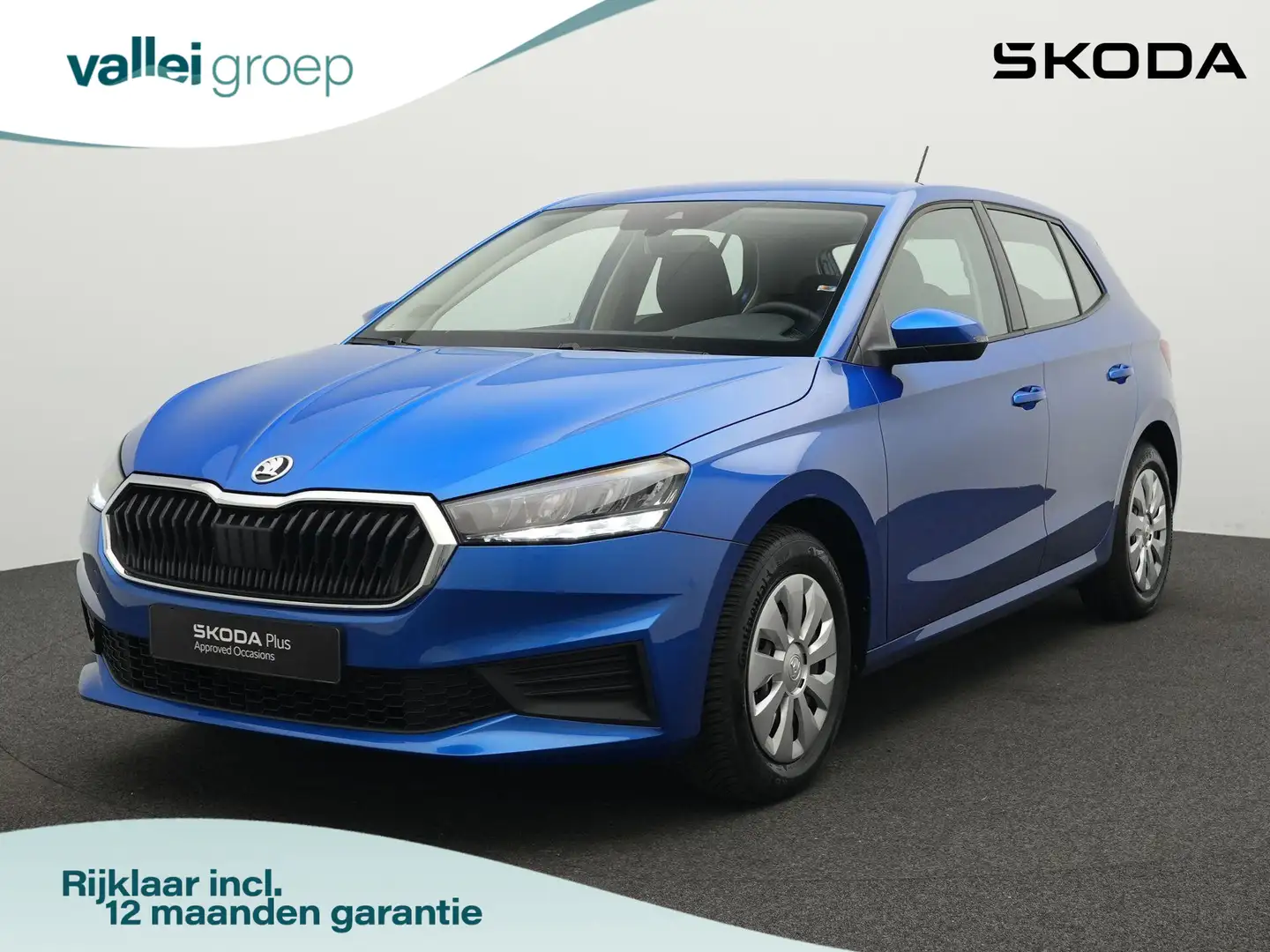 Skoda Fabia 1.0 MPI 80 pk Ambition | Apple Carplay / Android A Azul - 1
