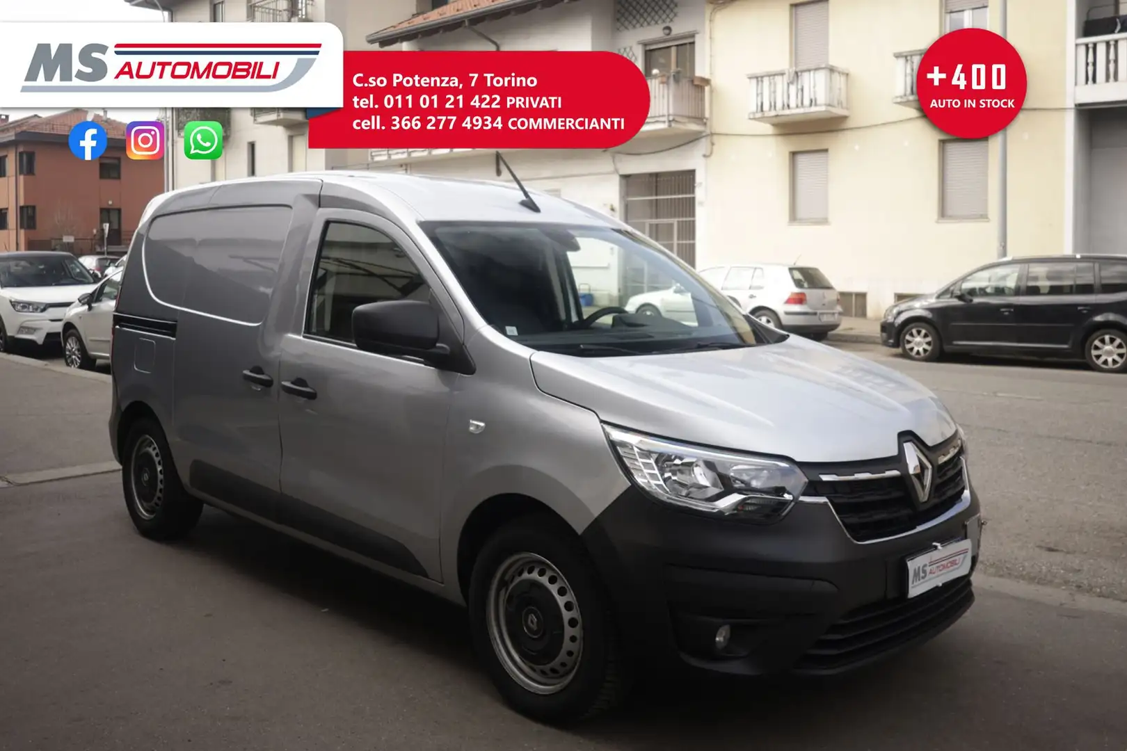 Renault Express Express van 1.5 Blue dci 95cv Unicoproprietario Gris - 1