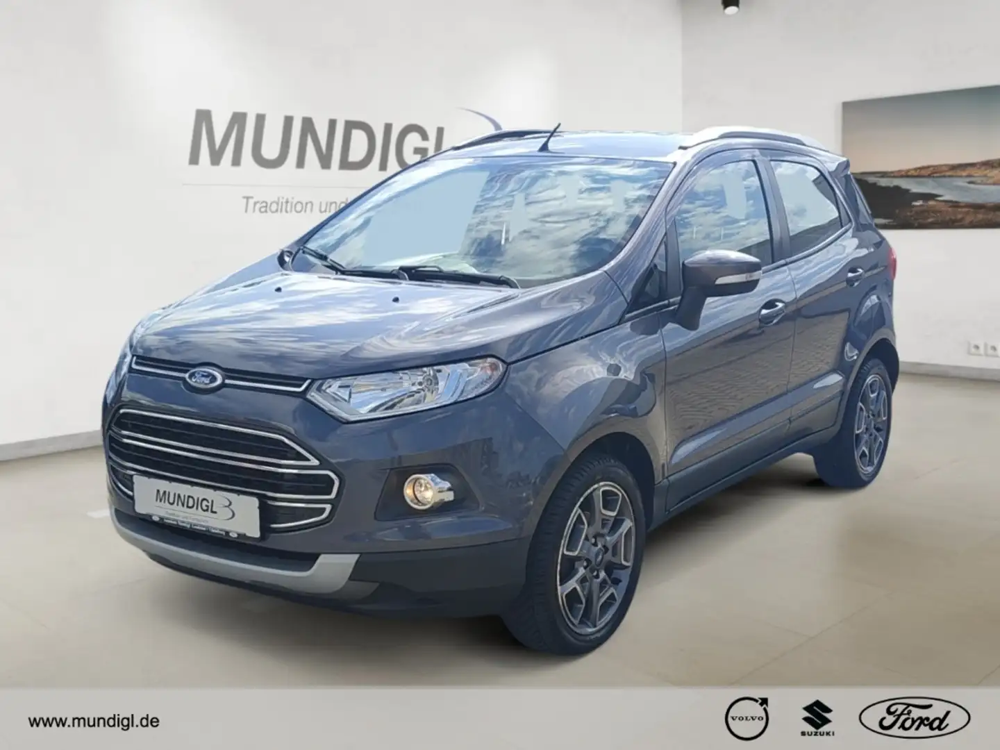 Ford EcoSport Titanium 1.0 EcoBoost Dyn. Kurvenlicht Klimaautom Gris - 1