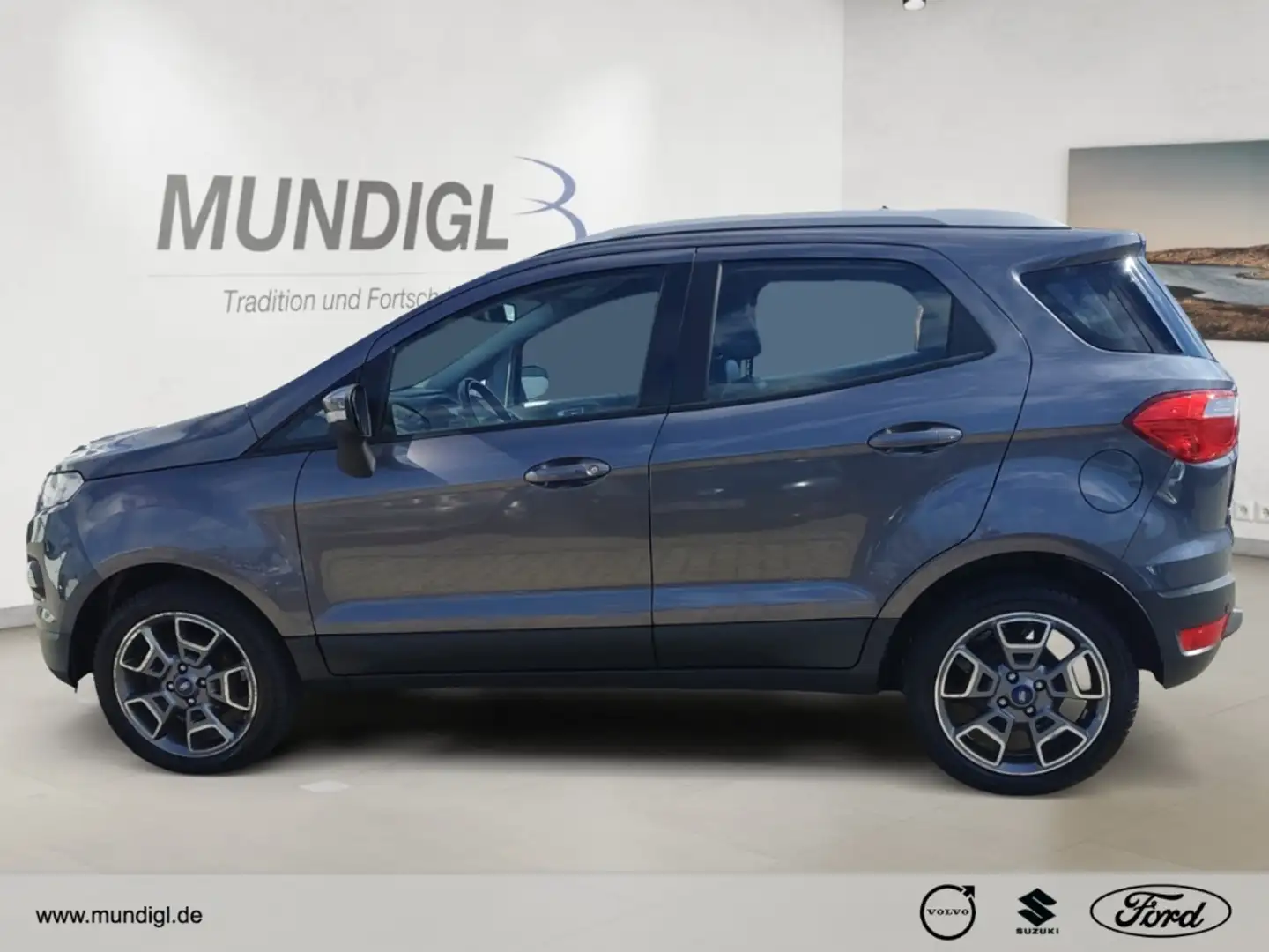 Ford EcoSport Titanium 1.0 EcoBoost Dyn. Kurvenlicht Klimaautom Gris - 2