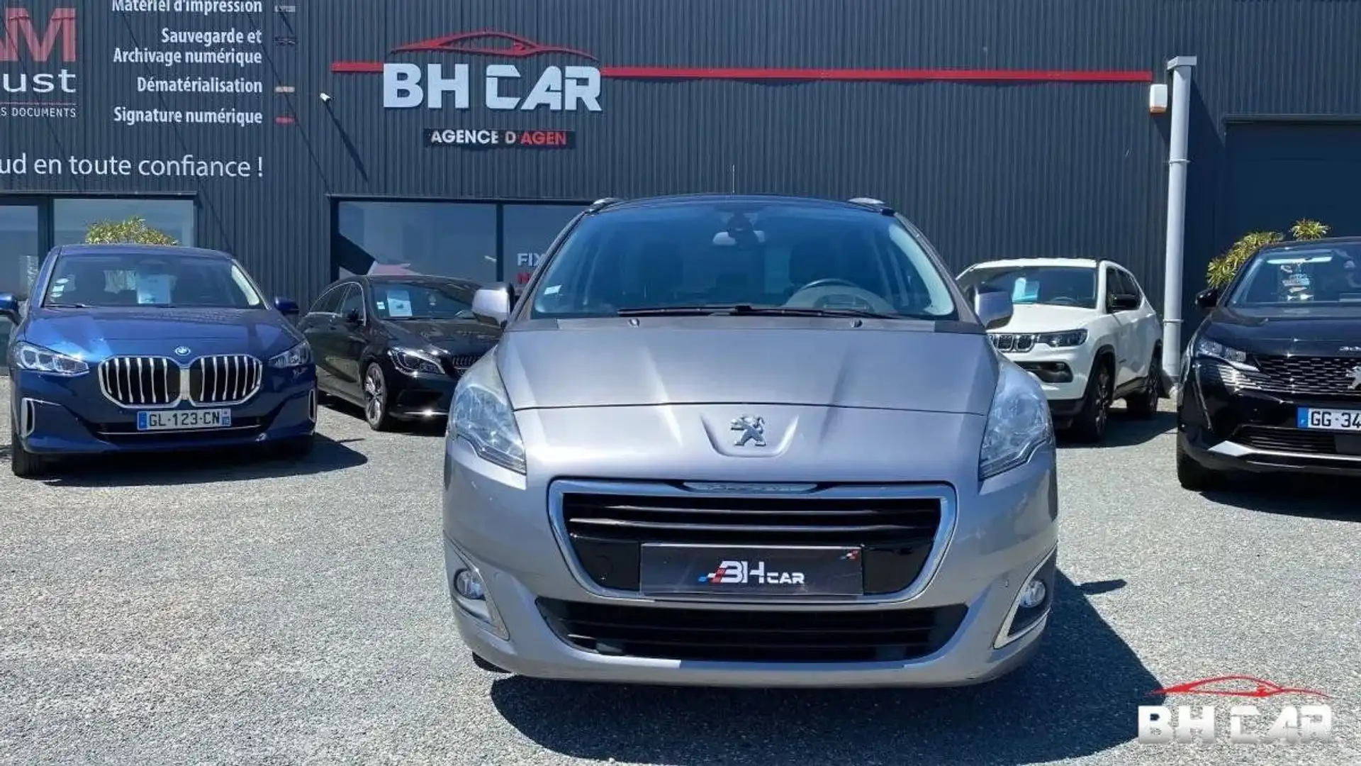 Peugeot 5008 GENERATION-I 2.0 BLUEHDI 150 ALLURE START-STOP Gris - 2