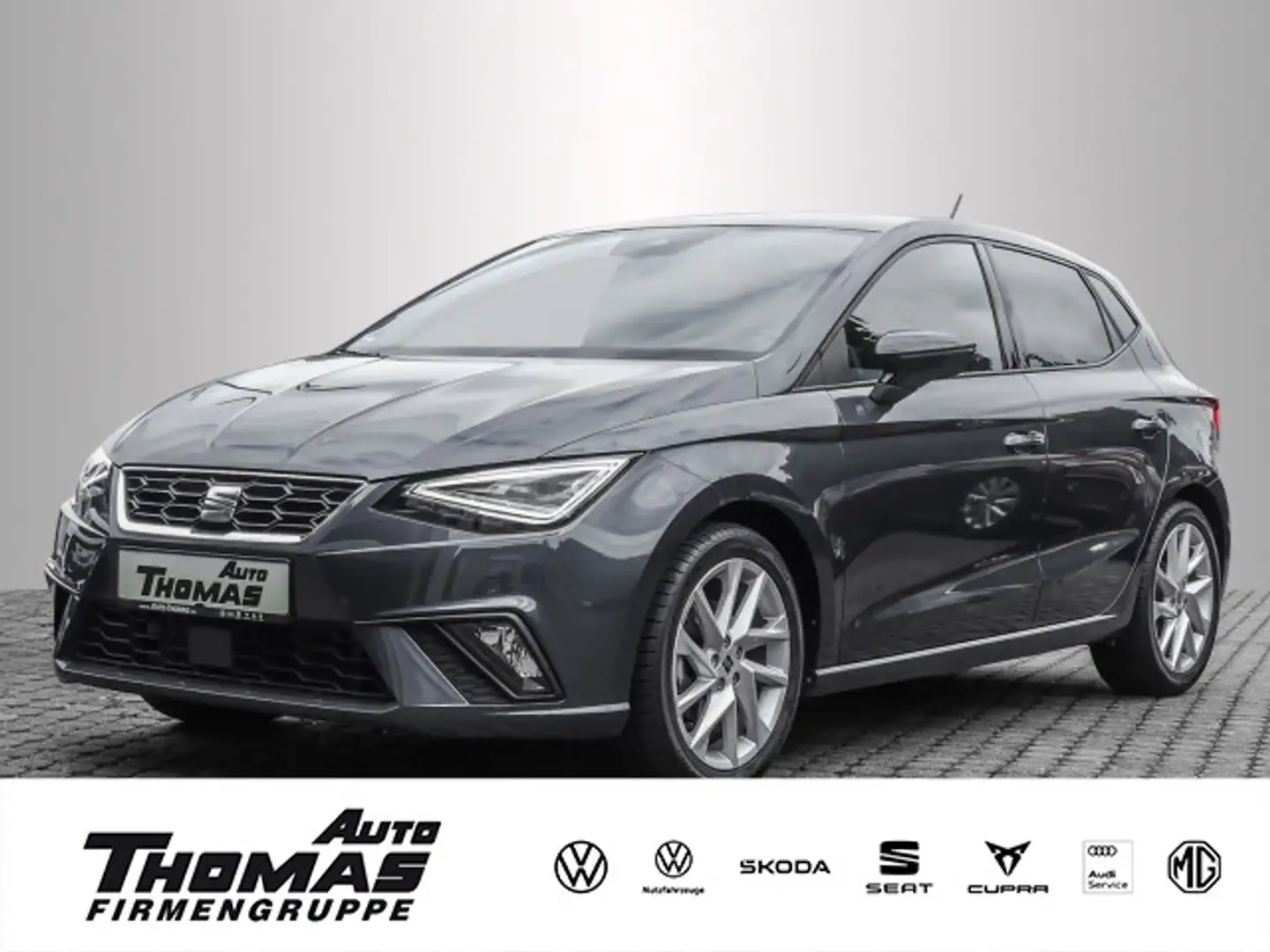 SEAT Ibiza FR 1.0 TSI LED+PDC+NAVI+SHZ Gris - 1