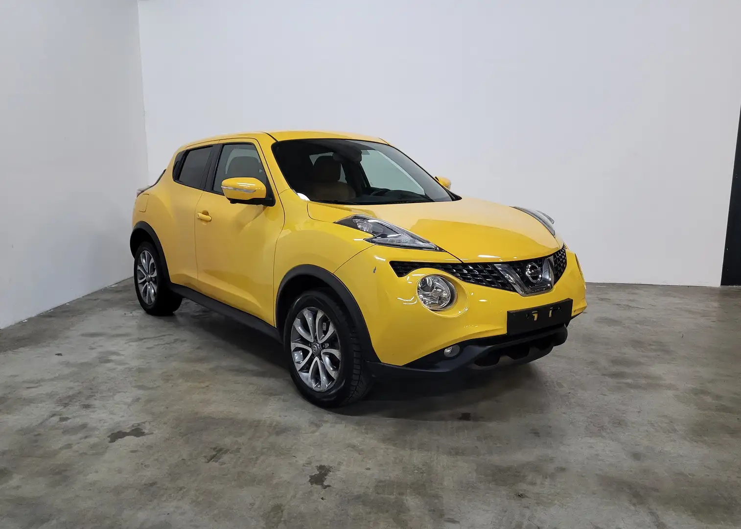 Nissan Juke Juke 1.6 Xtronic Tekna * CUIR * GPS * CAMERA * Geel - 2
