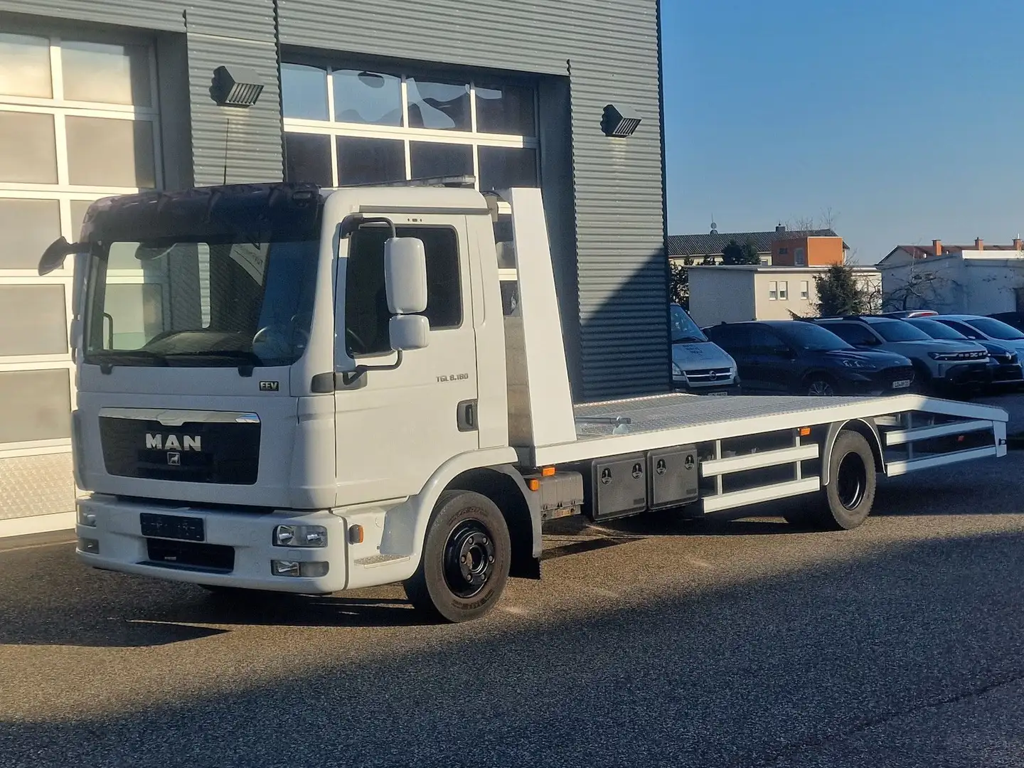 MAN TGL 8.180 Autotransporter Weiß - 1