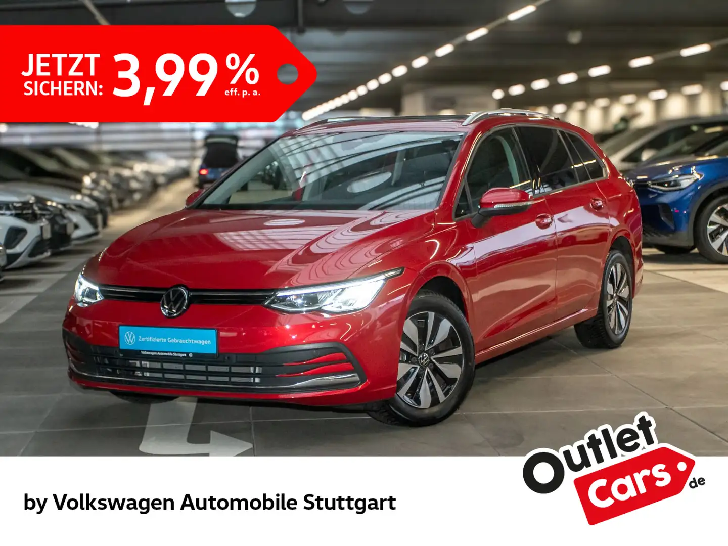 Volkswagen Golf Variant Golf 8 Variant Move 2.0 TDI Navi Kamera P-Dach Rojo - 1