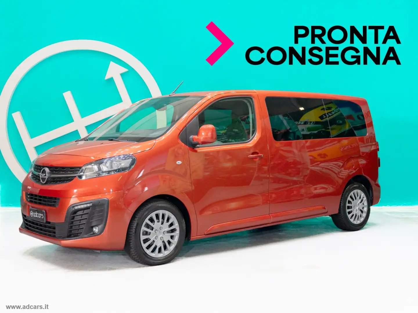 Opel Zafira Life 2.0D 180 CV aut. S&S Business 8 POSTI-AUTOMATICO Rood - 1