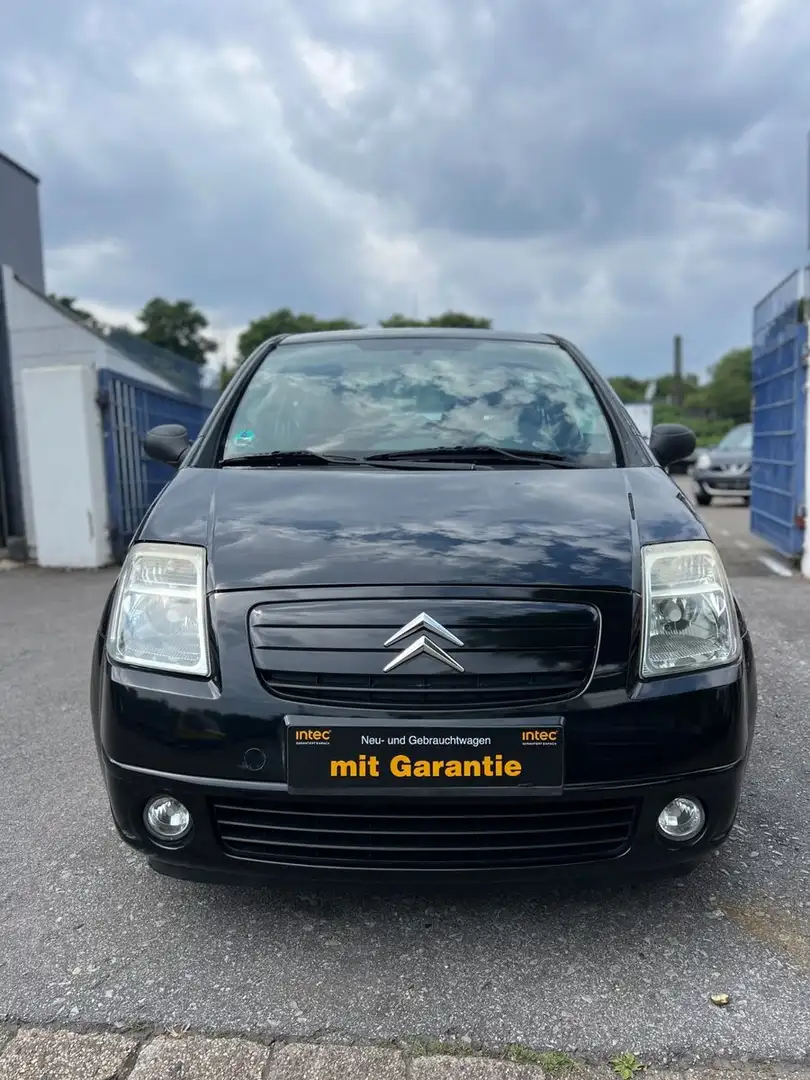 Citroen C2 Confort*85KM*KLIMA*TÜV NEU Schwarz - 2