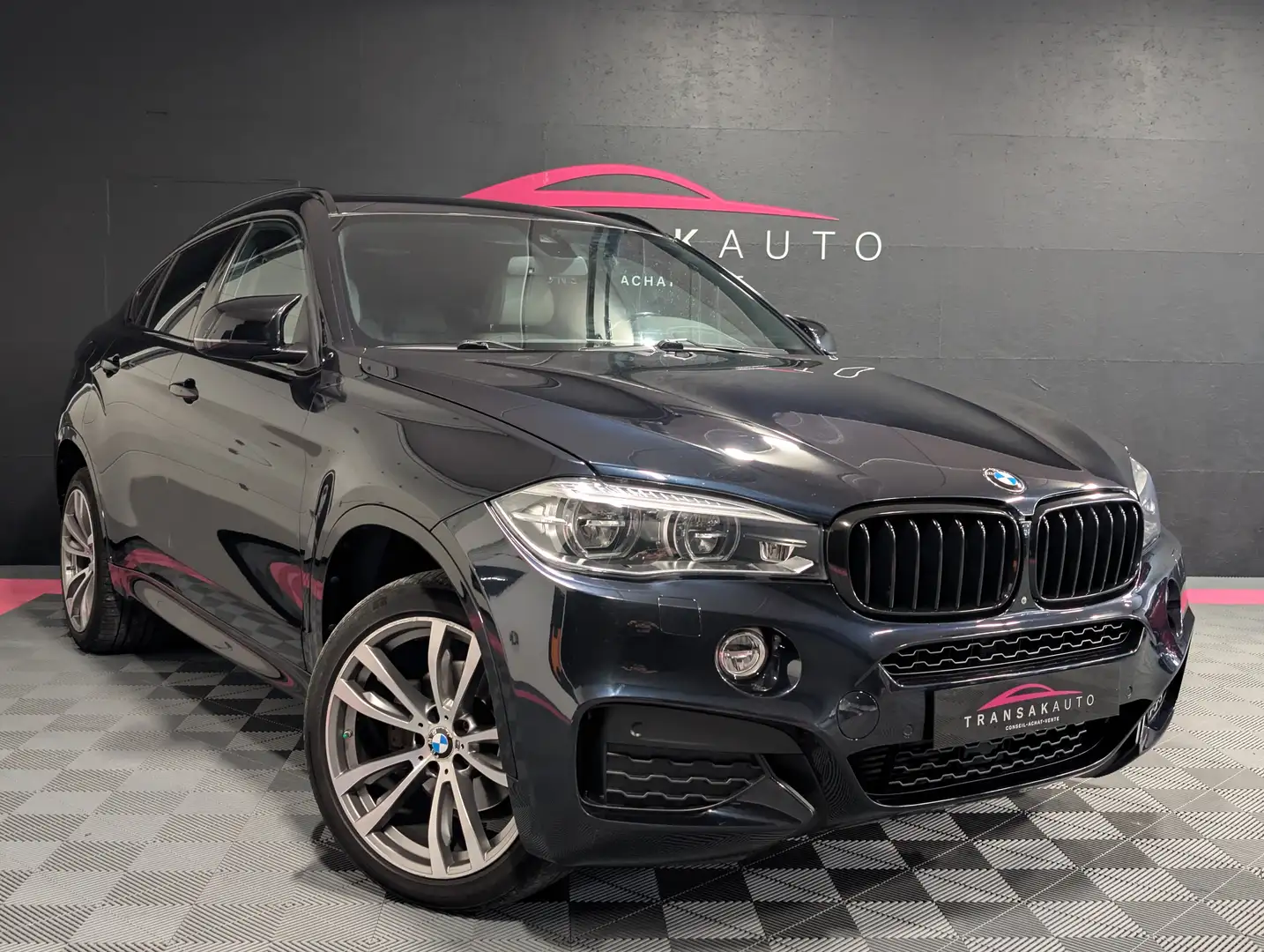 BMW X6 3.0 dAS xDrive30 M PACK *360-HEADUP-H&K-PANO-FULL* Zwart - 2