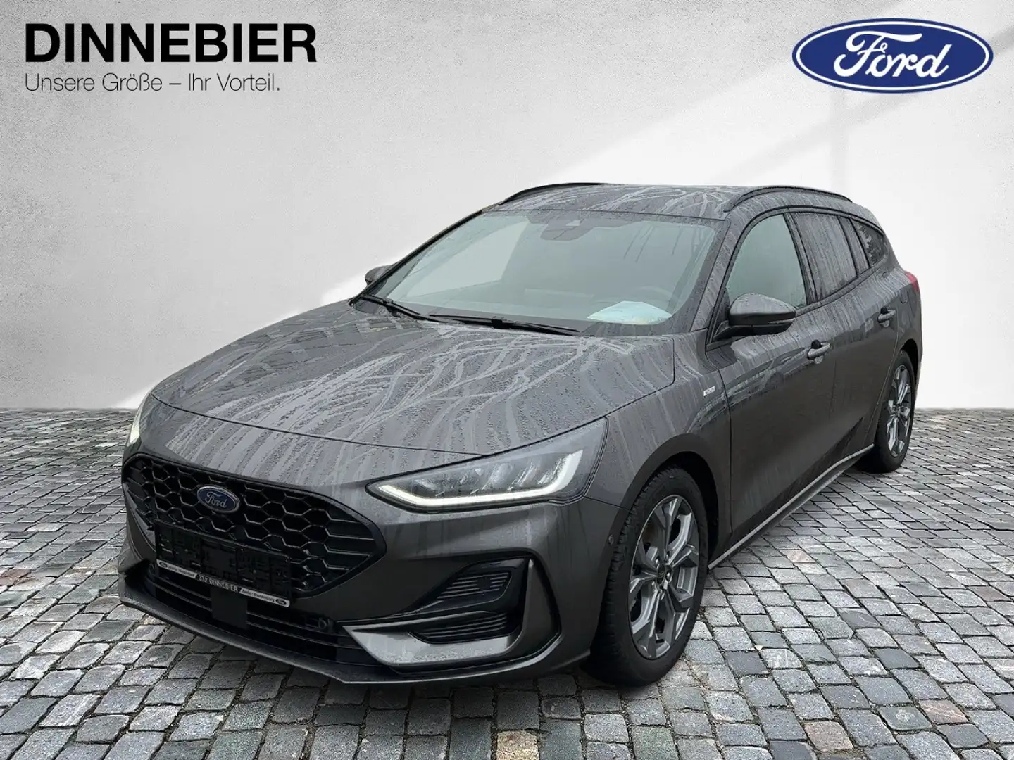 Ford Focus ST-LINE X 1.0 125 PS HUD/NAVI/SHZ/CARPLAY Grijs - 2