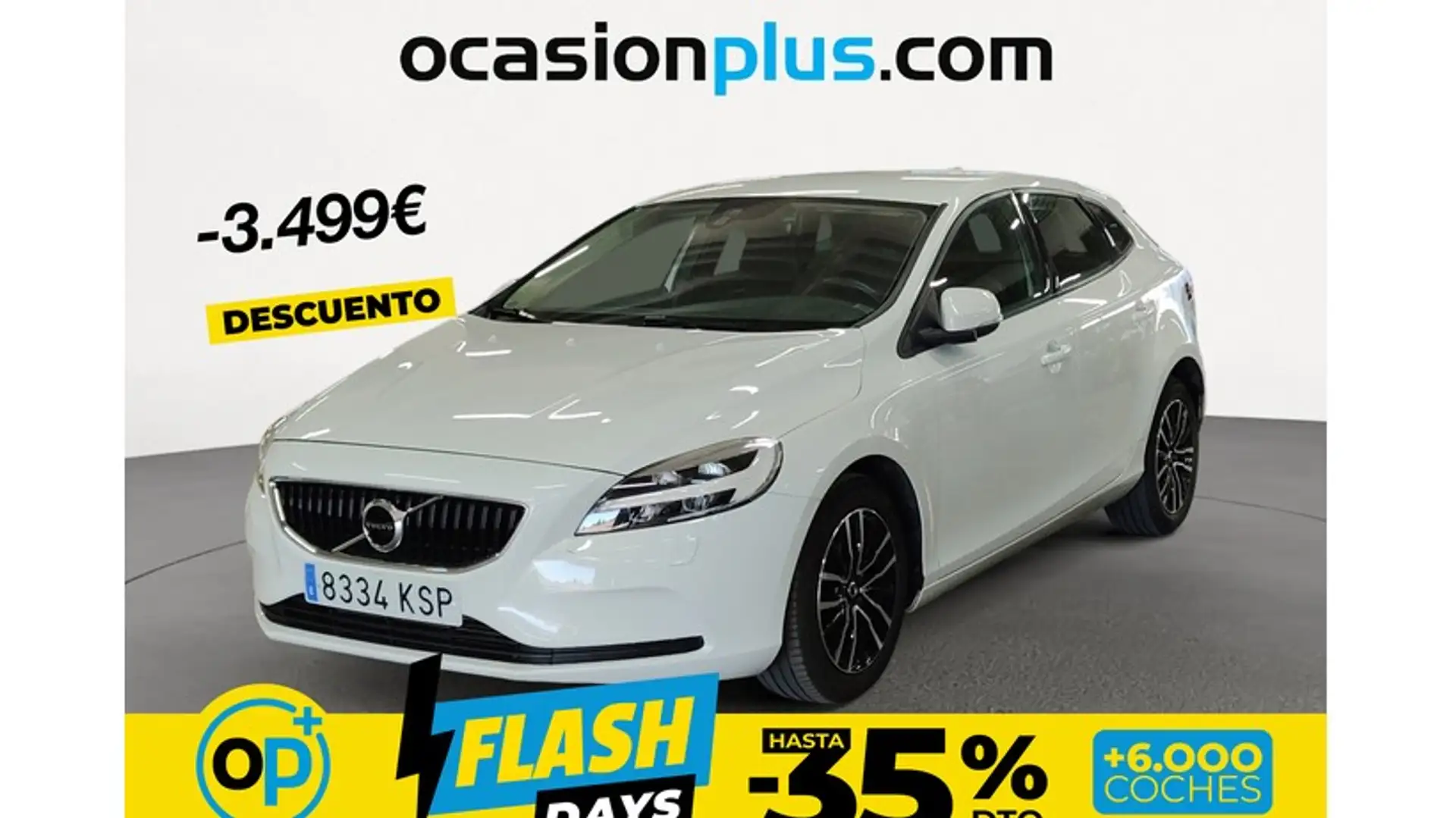 Volvo V40 T2 Momentum Blanco - 1