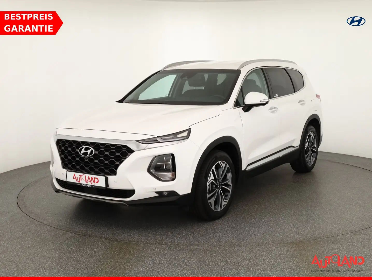 Hyundai SANTA FE 2.2 T-GDI 4WD Premium 7-Sitzer LED 360° Blanc - 1