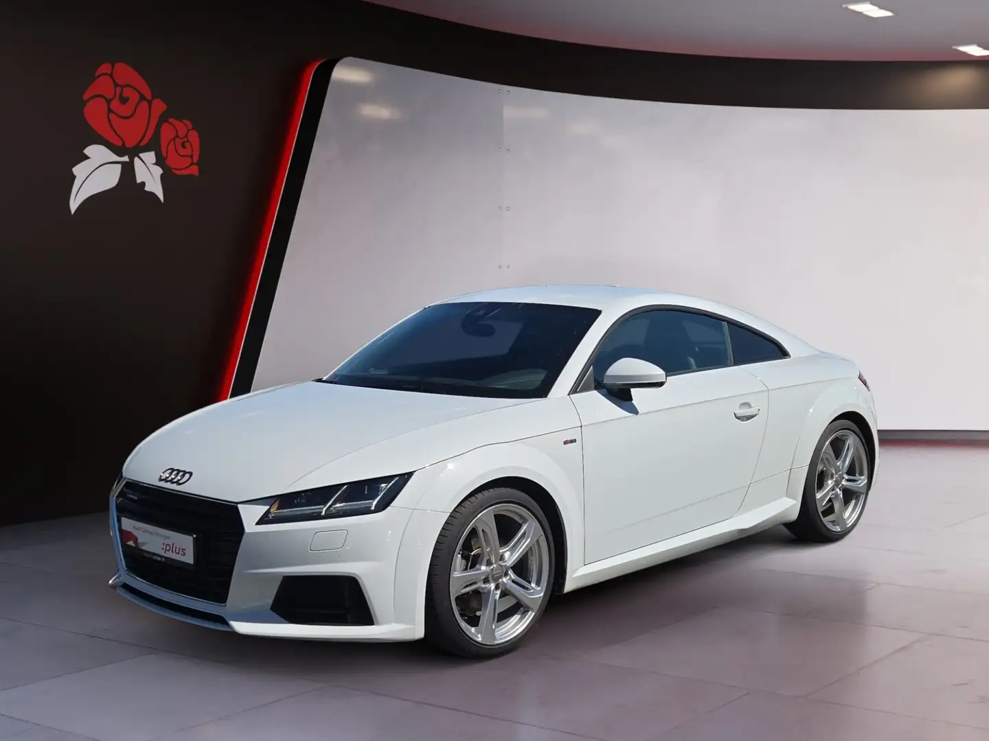 Audi TT Coupe 2.0 TFSI quattro S-Line LED Navi SHZ GRA Weiß - 2