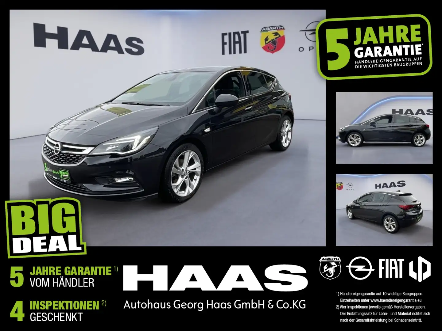 Opel Astra K 1.4 Turbo Dynamic Navi, Sitzheizung, Grijs - 1