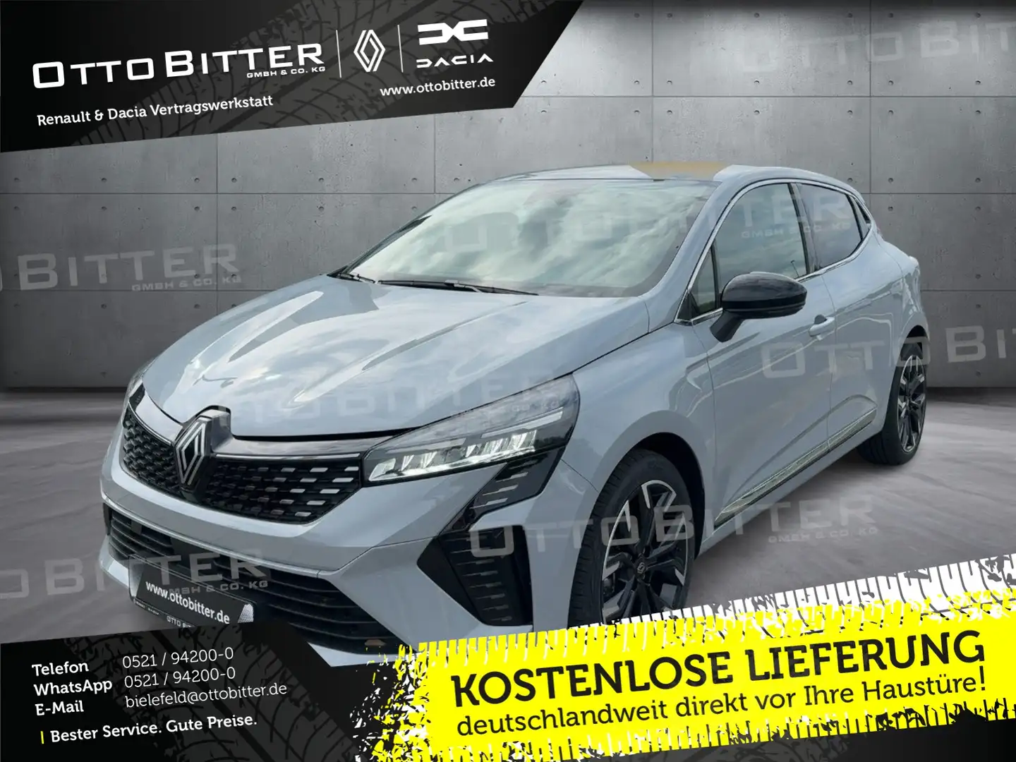 Renault Clio Techno TCe90 AUOTMATIK WINTER/17"ALU/SITZH Šedá - 1