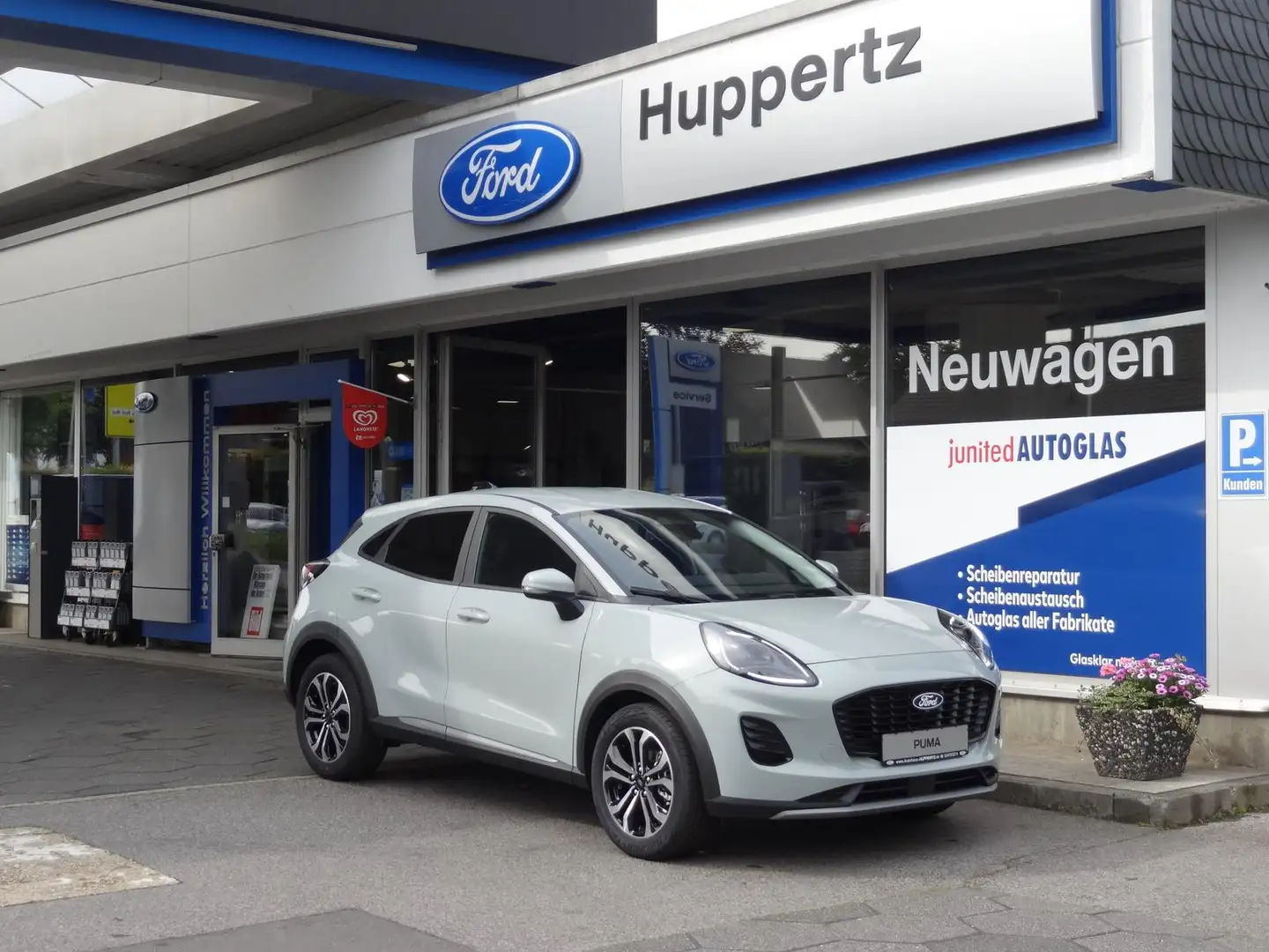 Ford Puma 1.0 Titanium AUT RFK PDC SHZ LED NAVI ALU Gris - 1
