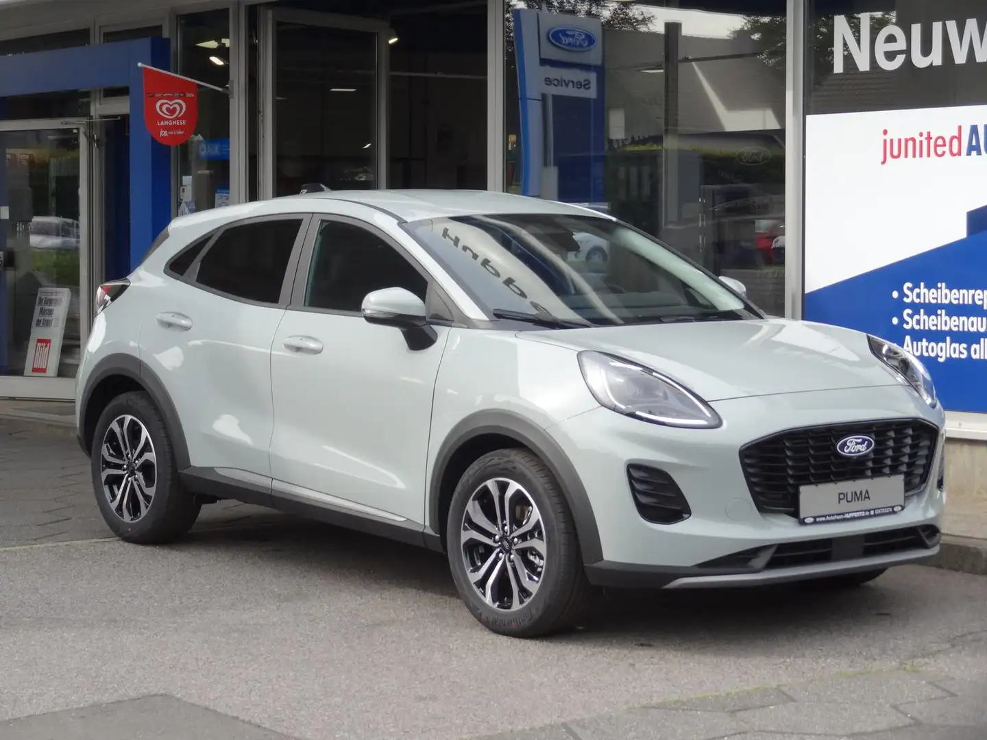 Ford Puma 1.0 Titanium AUT RFK PDC SHZ LED NAVI ALU Gris - 2
