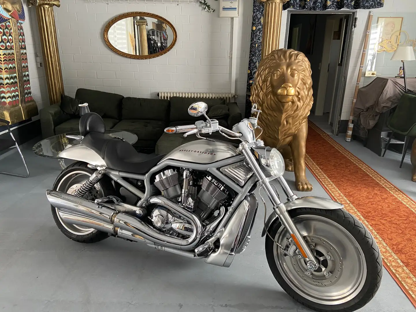 Harley-Davidson V-Rod Vollchrom*260Umbau*Service&TÜVneu* Silber - 2
