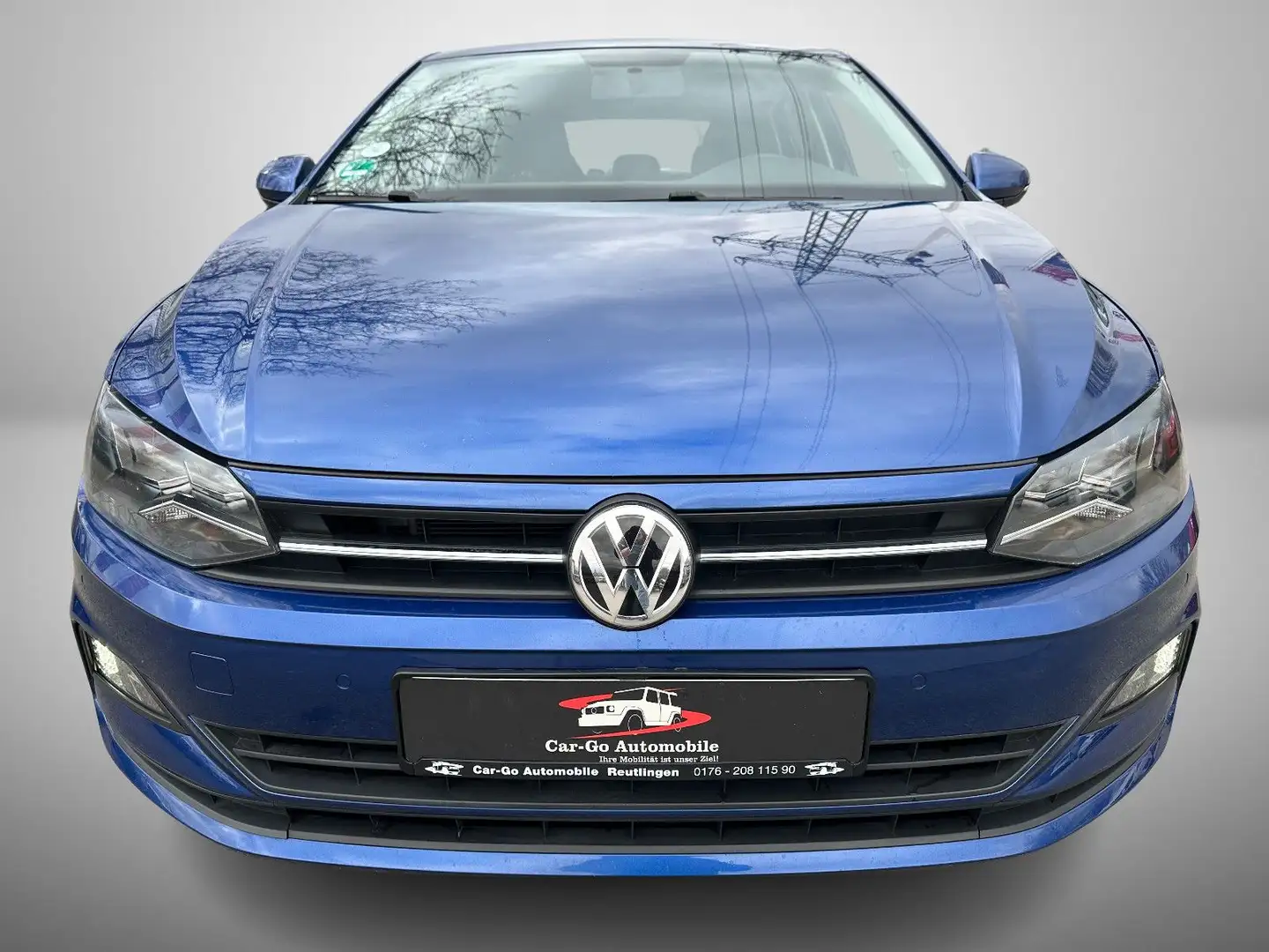 Volkswagen Polo VI*1.Hd*8x bereift*SHZ*Navi*PDC*LED*BT* Blau - 1