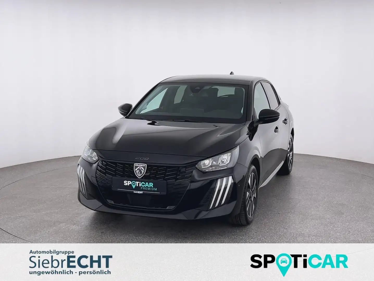 Peugeot 208 Hybrid 100 Allure 1.2*NAVI*SHZ*RFK*uvm Schwarz - 1